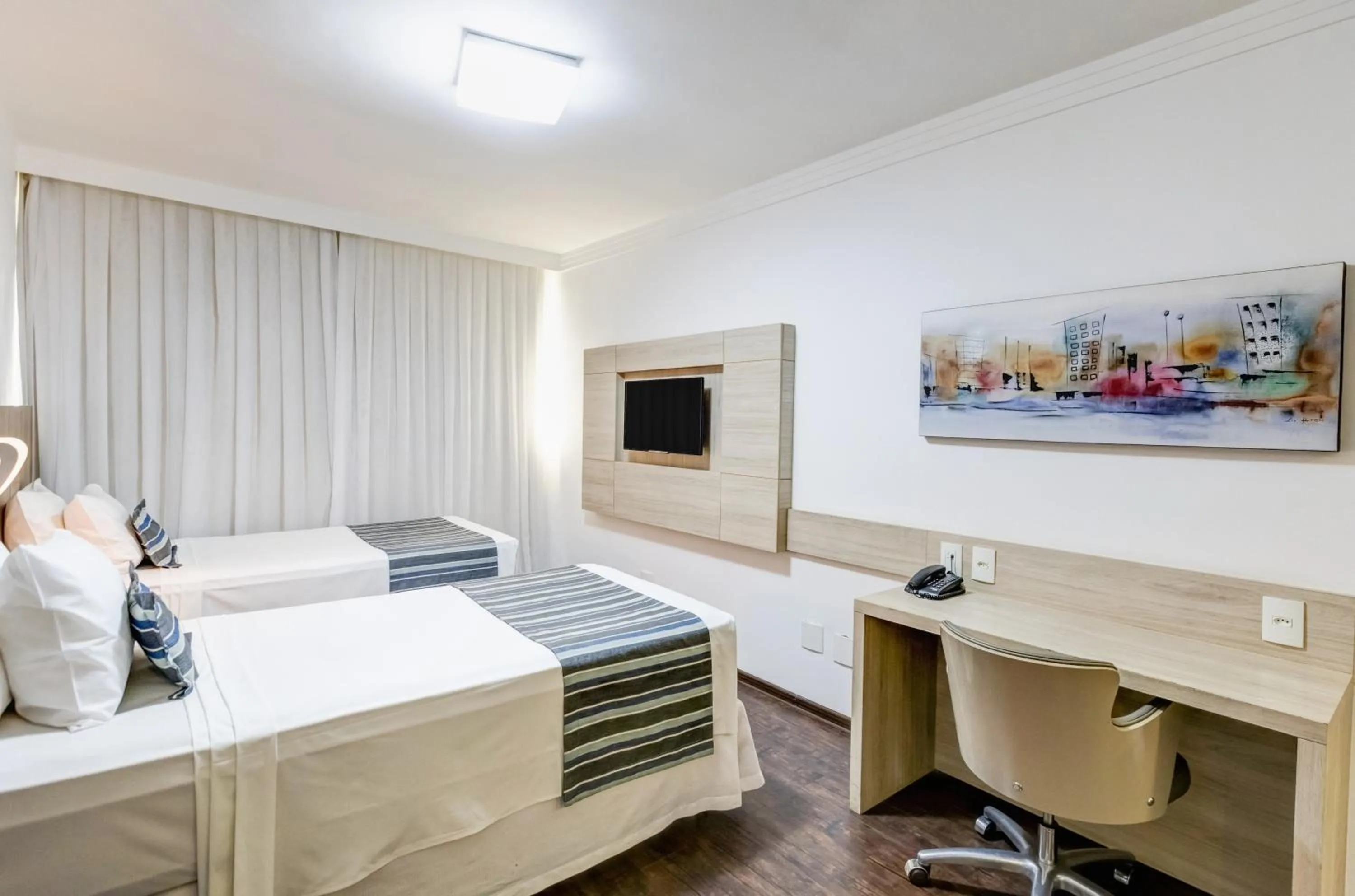 Bedroom, Bed in Allia Gran Pampulha Suites