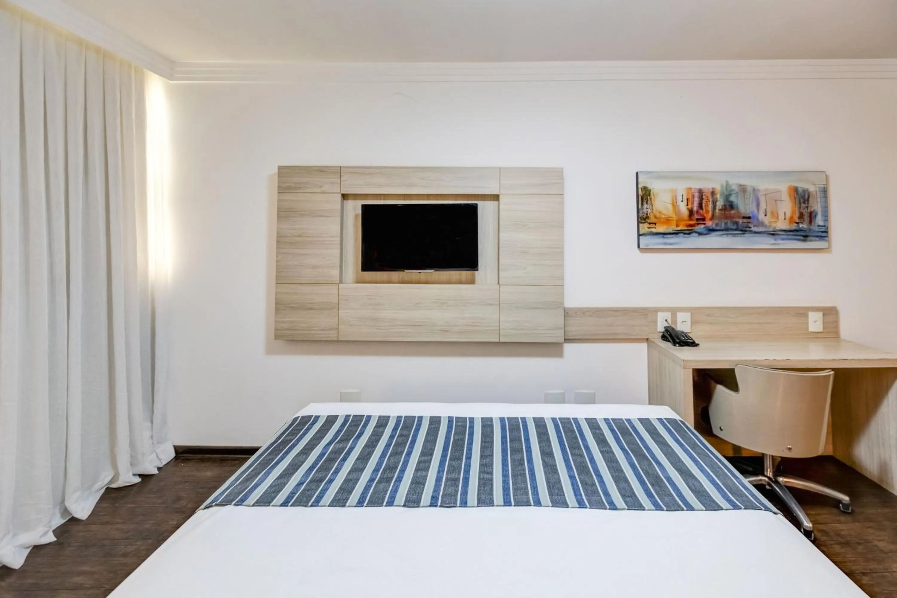 Bedroom, Bed in Allia Gran Pampulha Suites