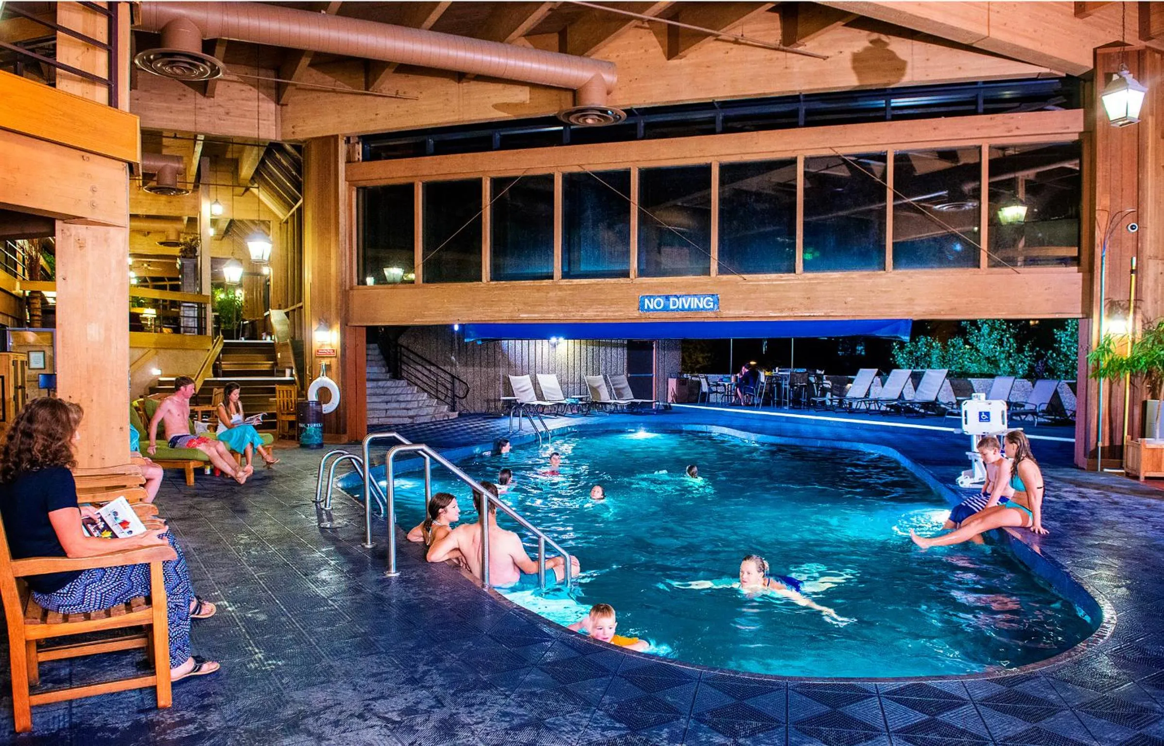 Swimming pool in Beaver Run Resort