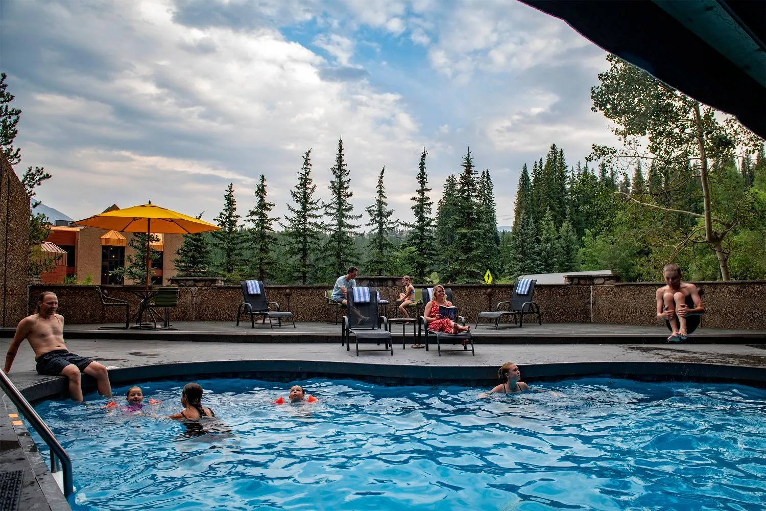 Swimming pool in Beaver Run Resort