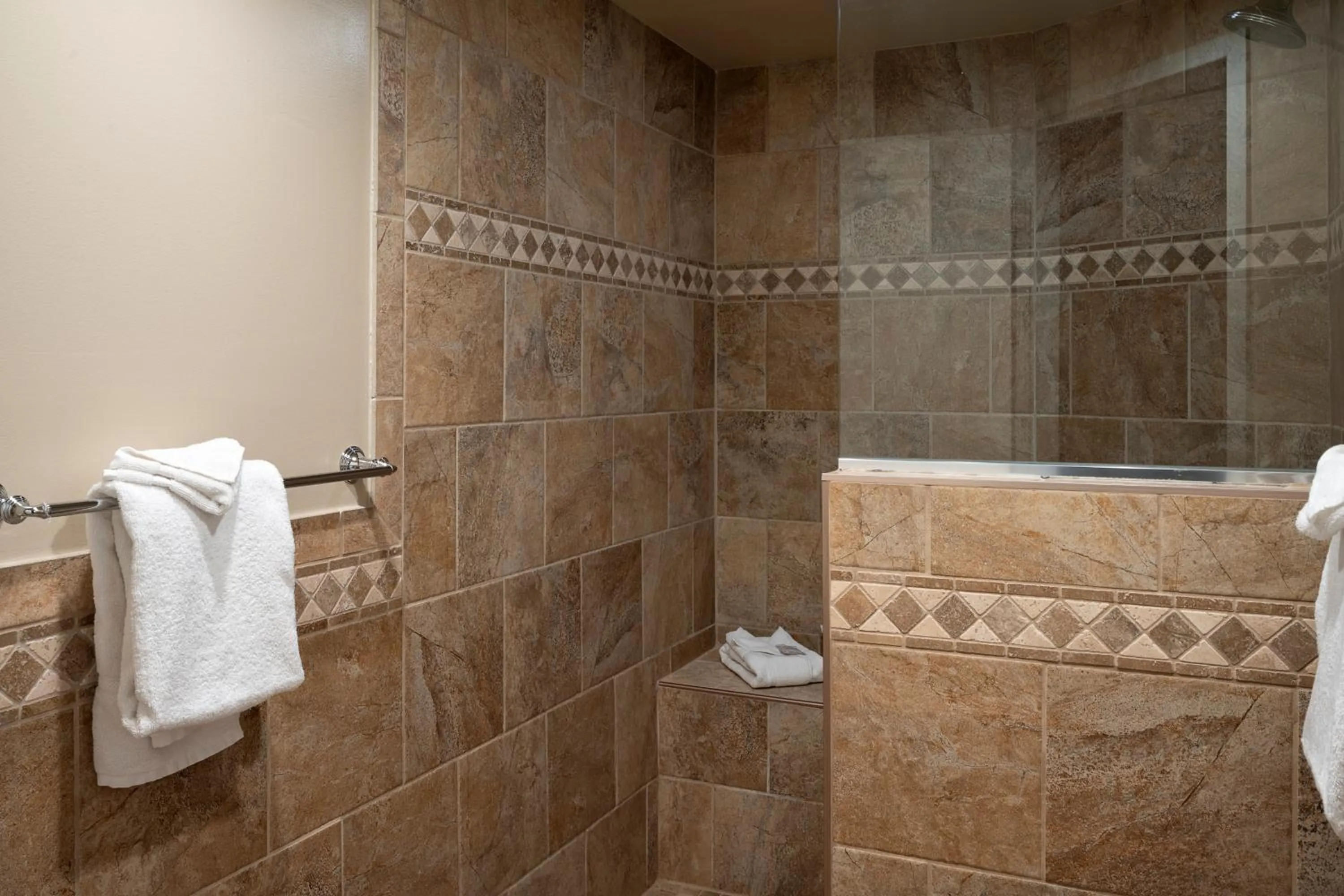 Shower in Beaver Run Resort