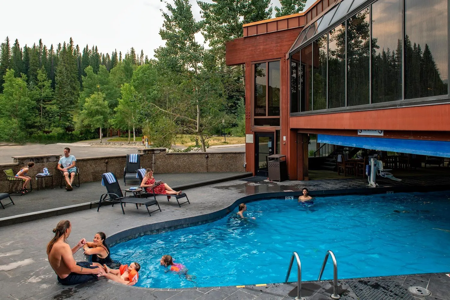 Swimming pool in Beaver Run Resort