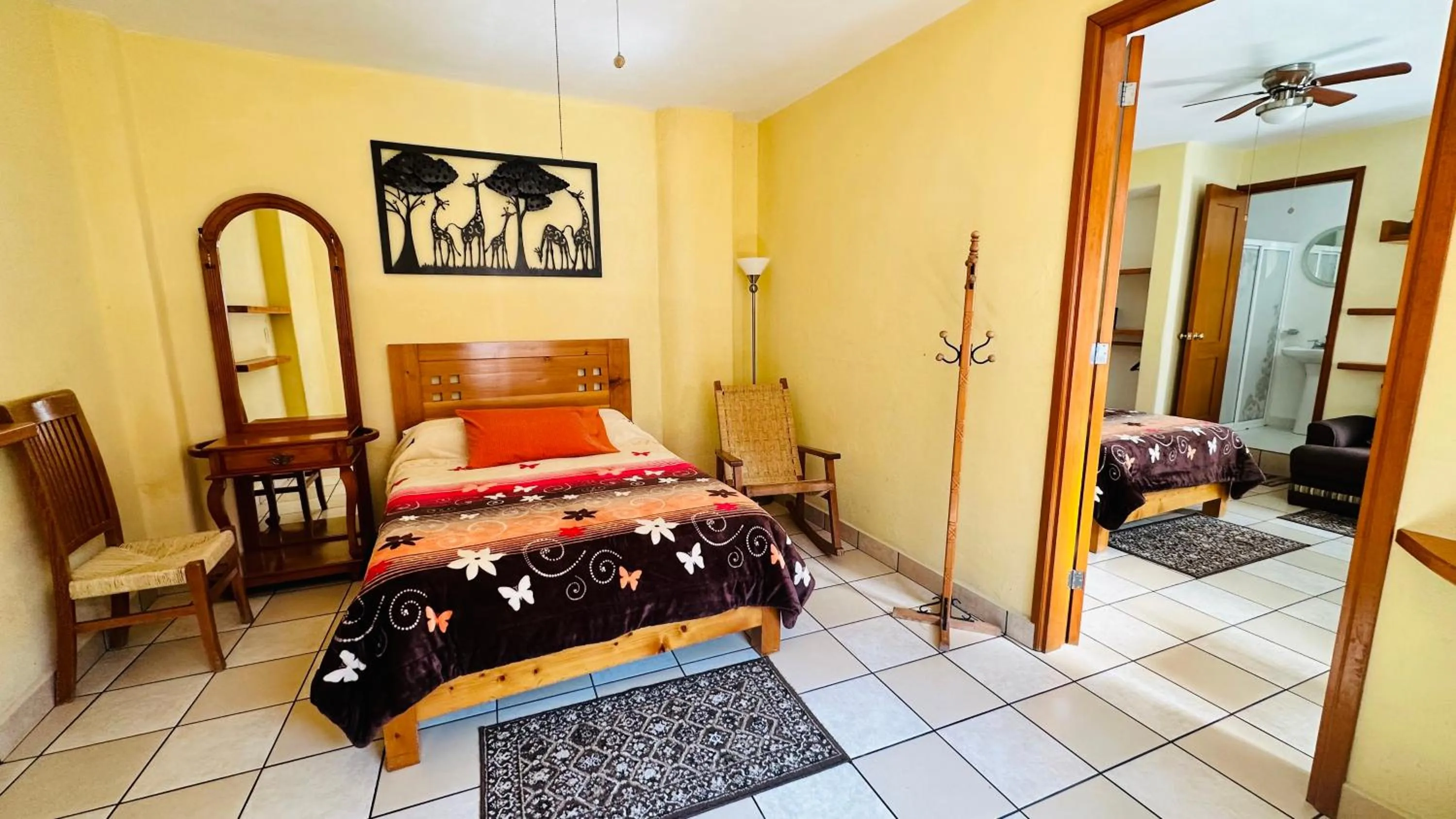 Bed in Posada El Campanario