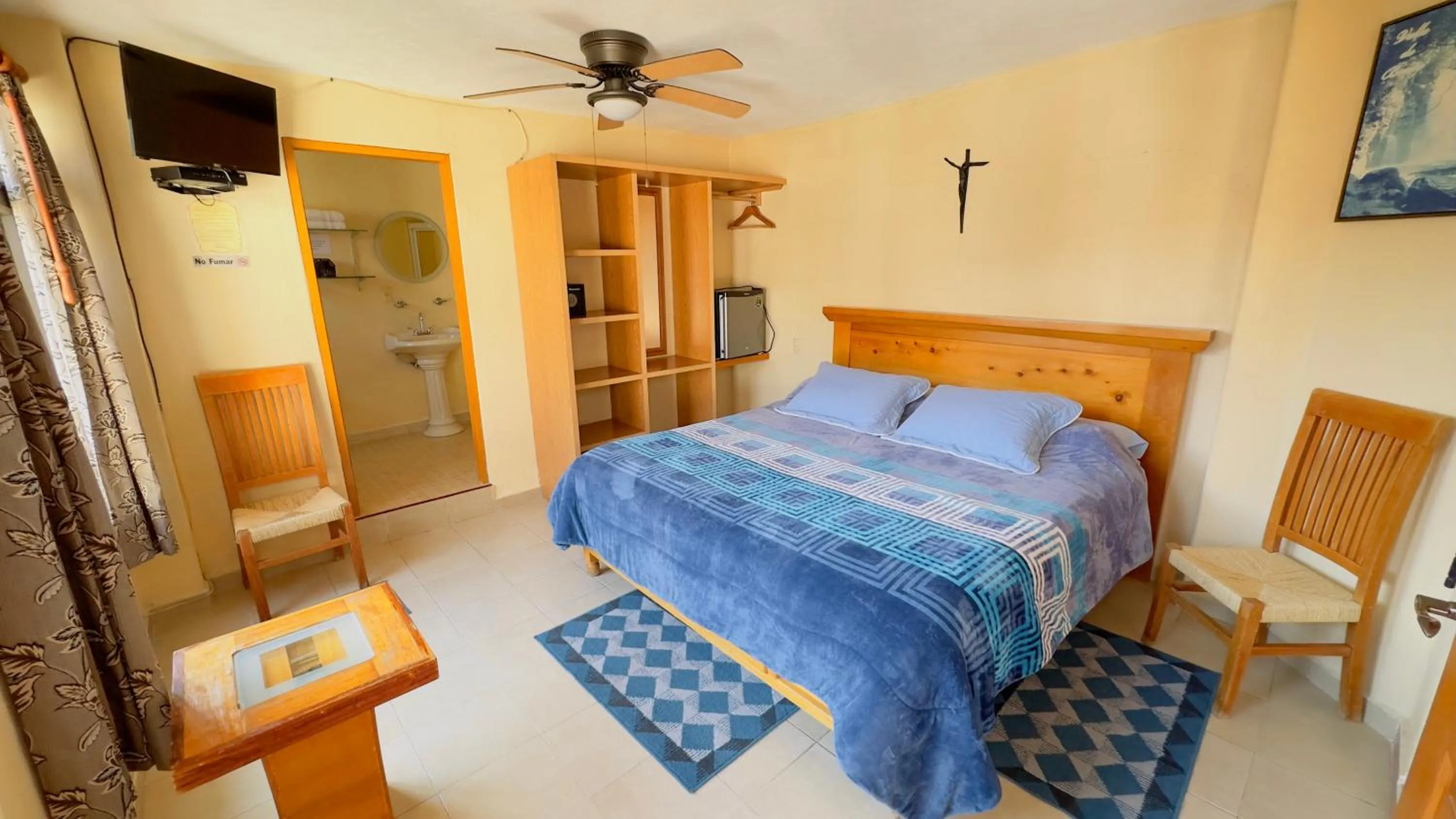 Bed in Posada El Campanario