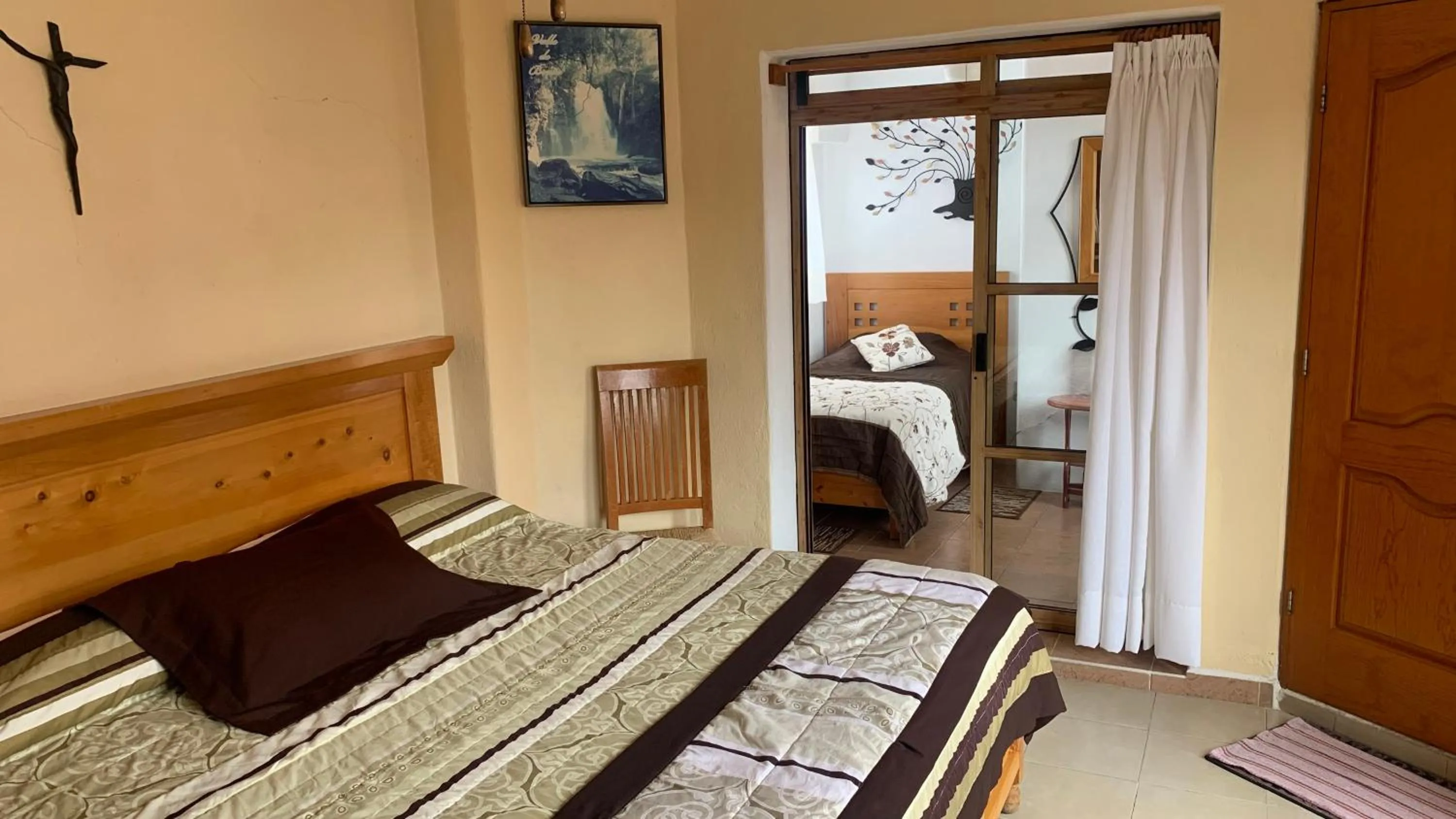 Bed in Posada El Campanario