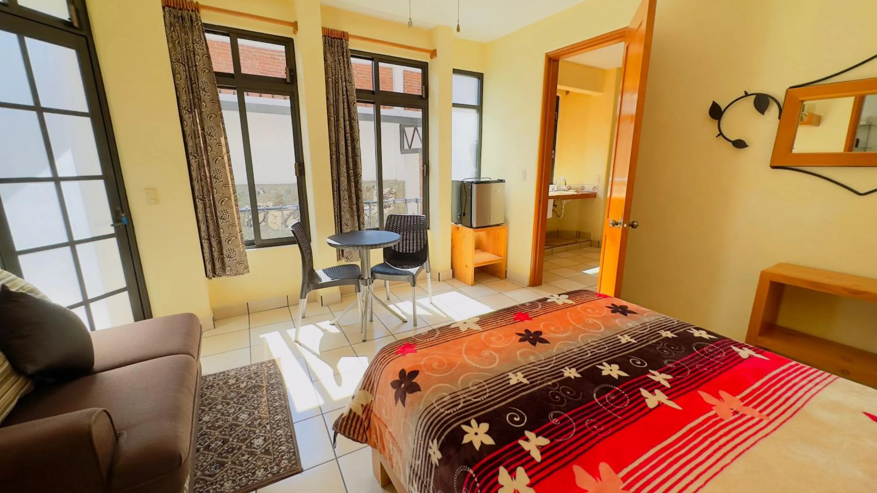 Bed in Posada El Campanario