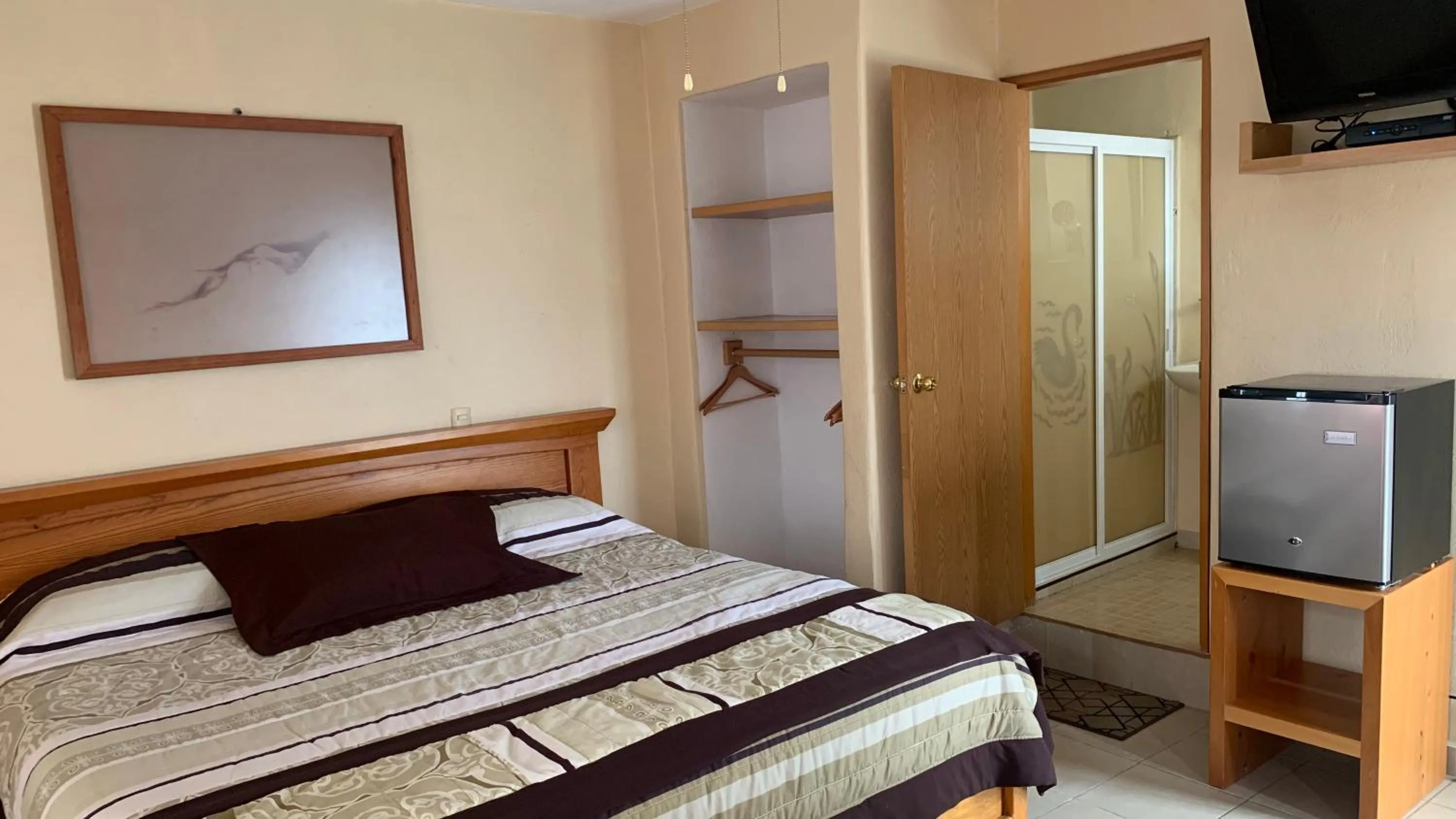 Bed in Posada El Campanario