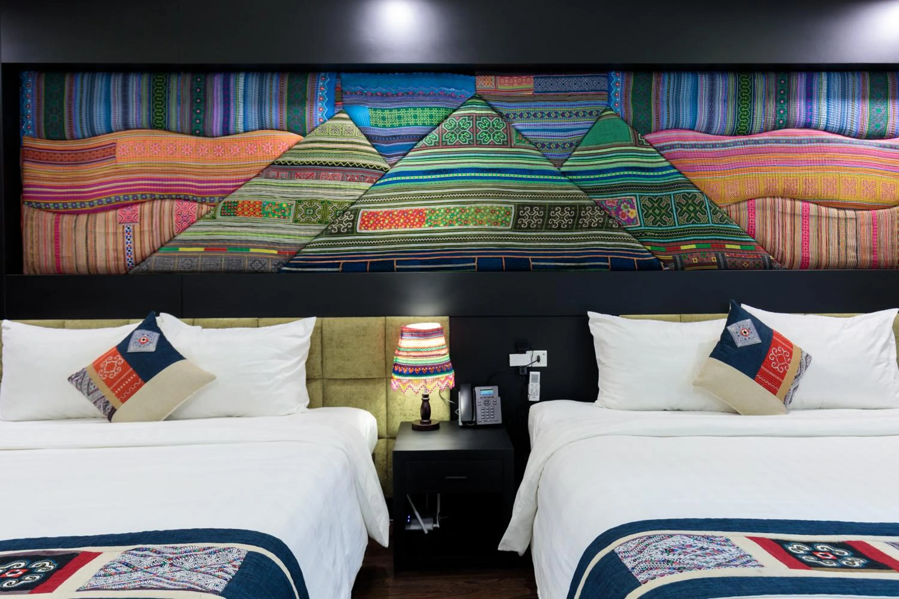 Bed in Babeeni Family Hotel Sapa