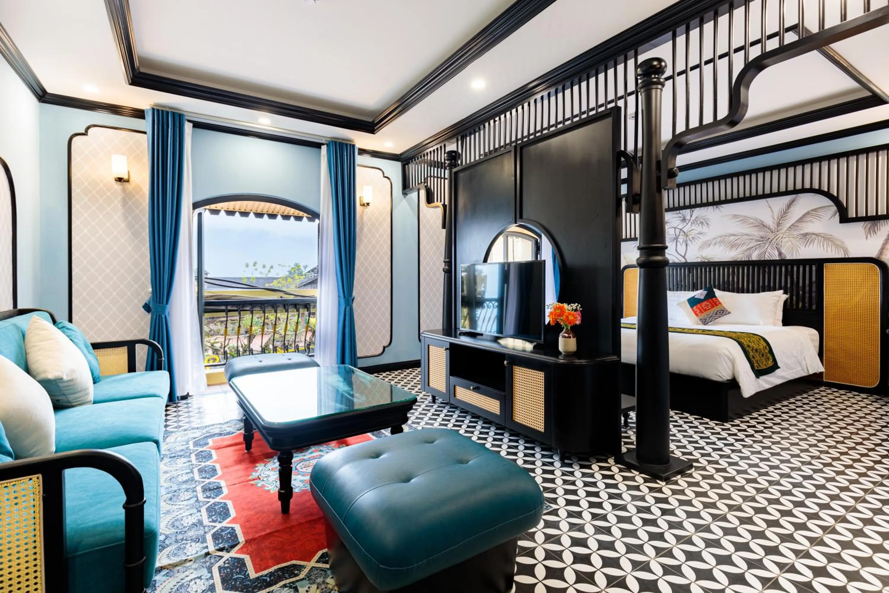 Living room, Bed in Babeeni Family Hotel Sapa