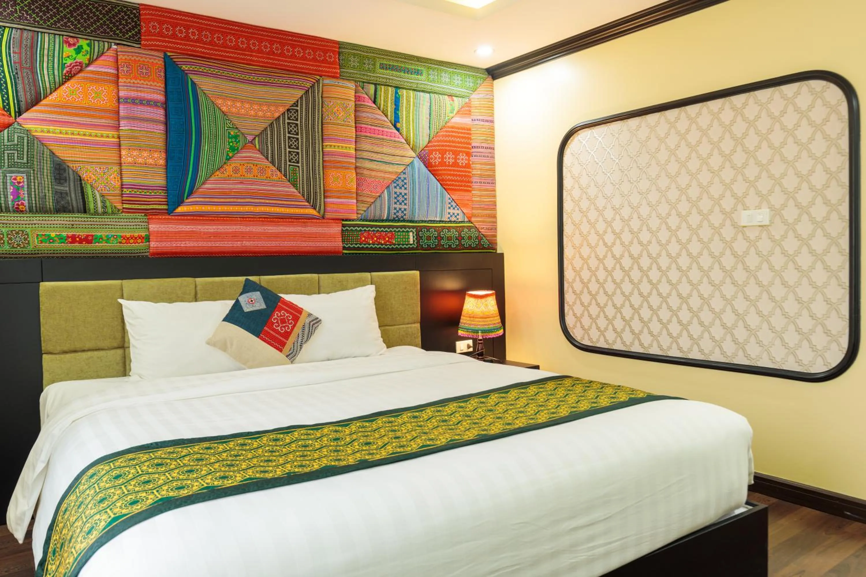 Bed in Babeeni Family Hotel Sapa