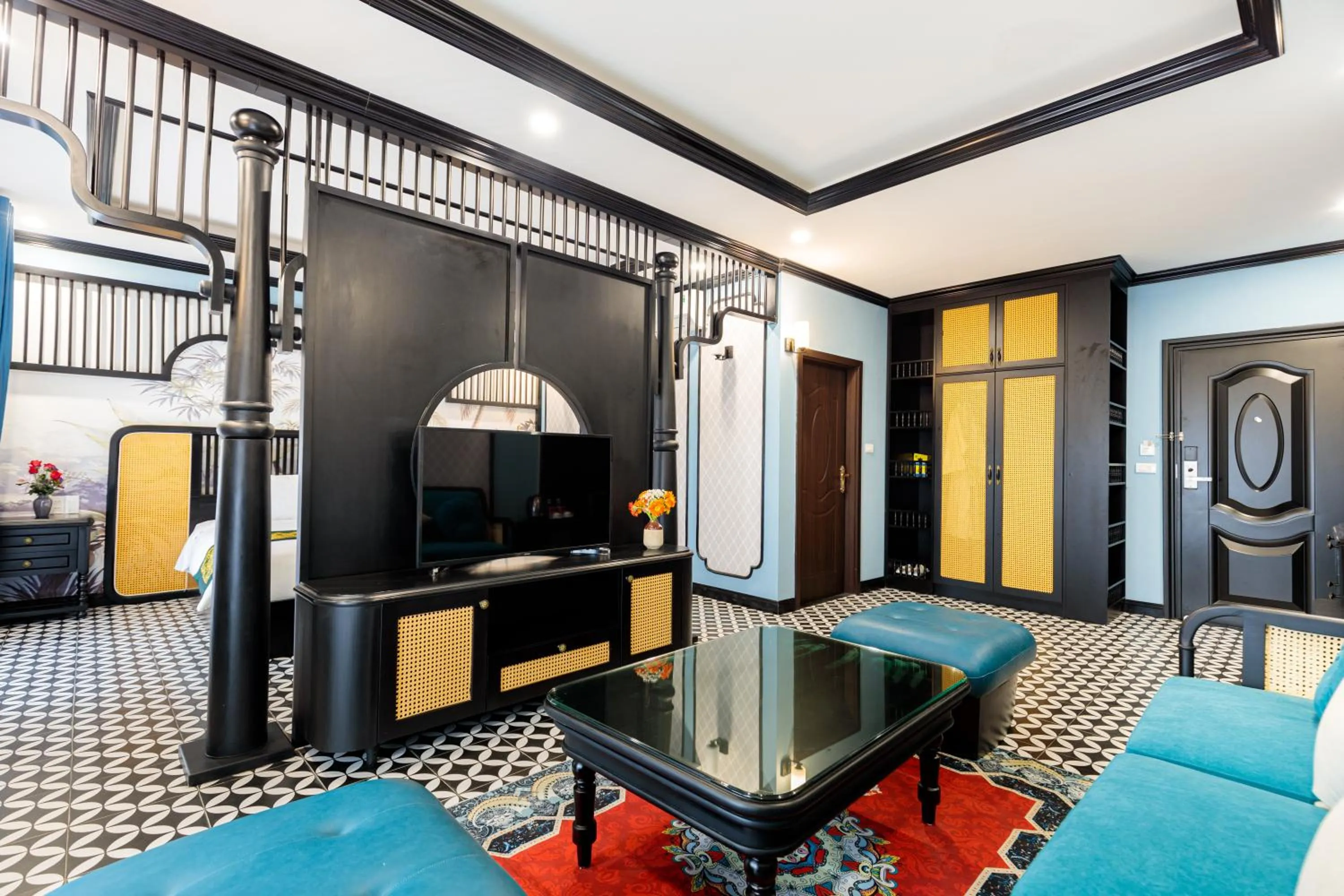 Living room in Babeeni Family Hotel Sapa