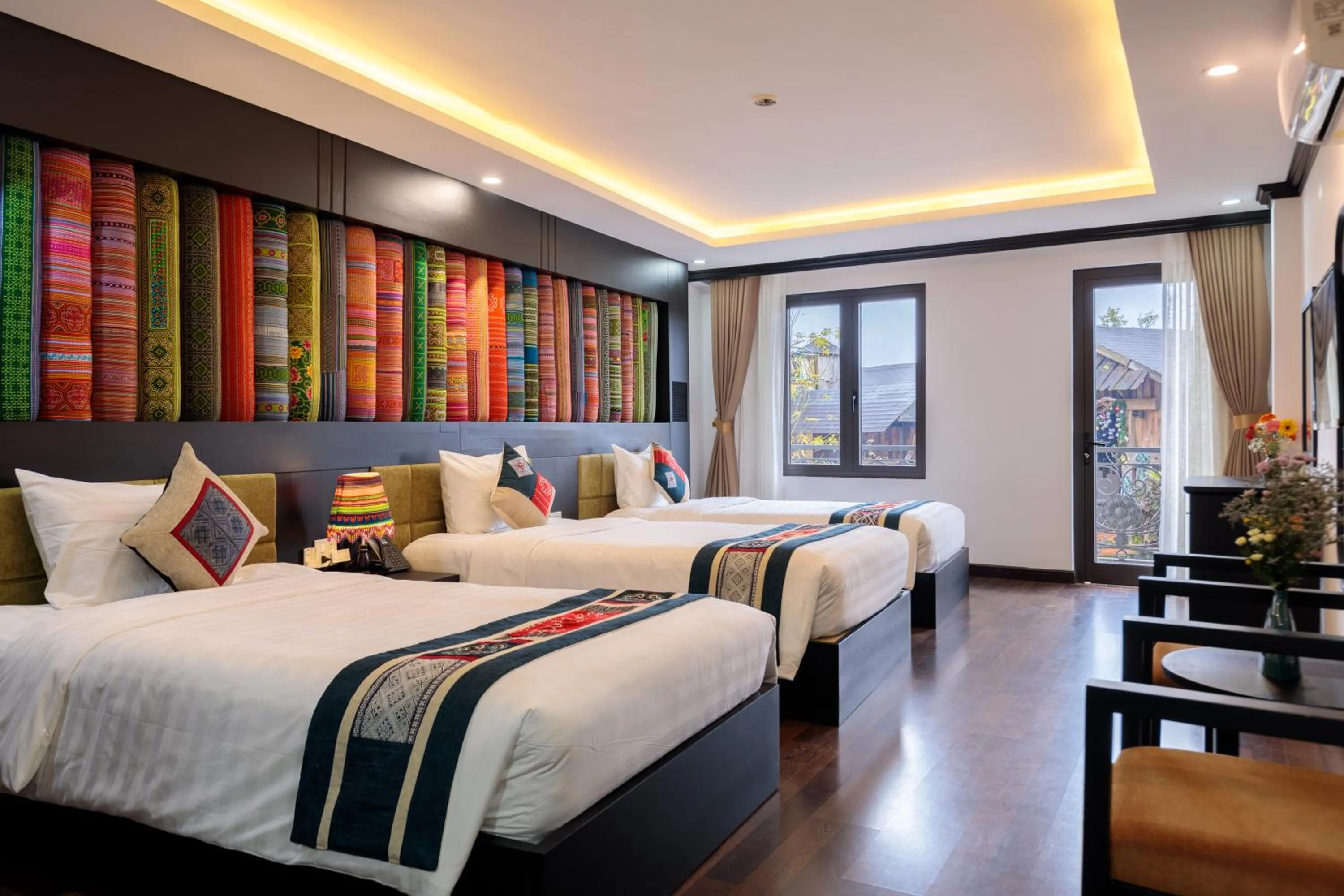 Bed in Babeeni Family Hotel Sapa