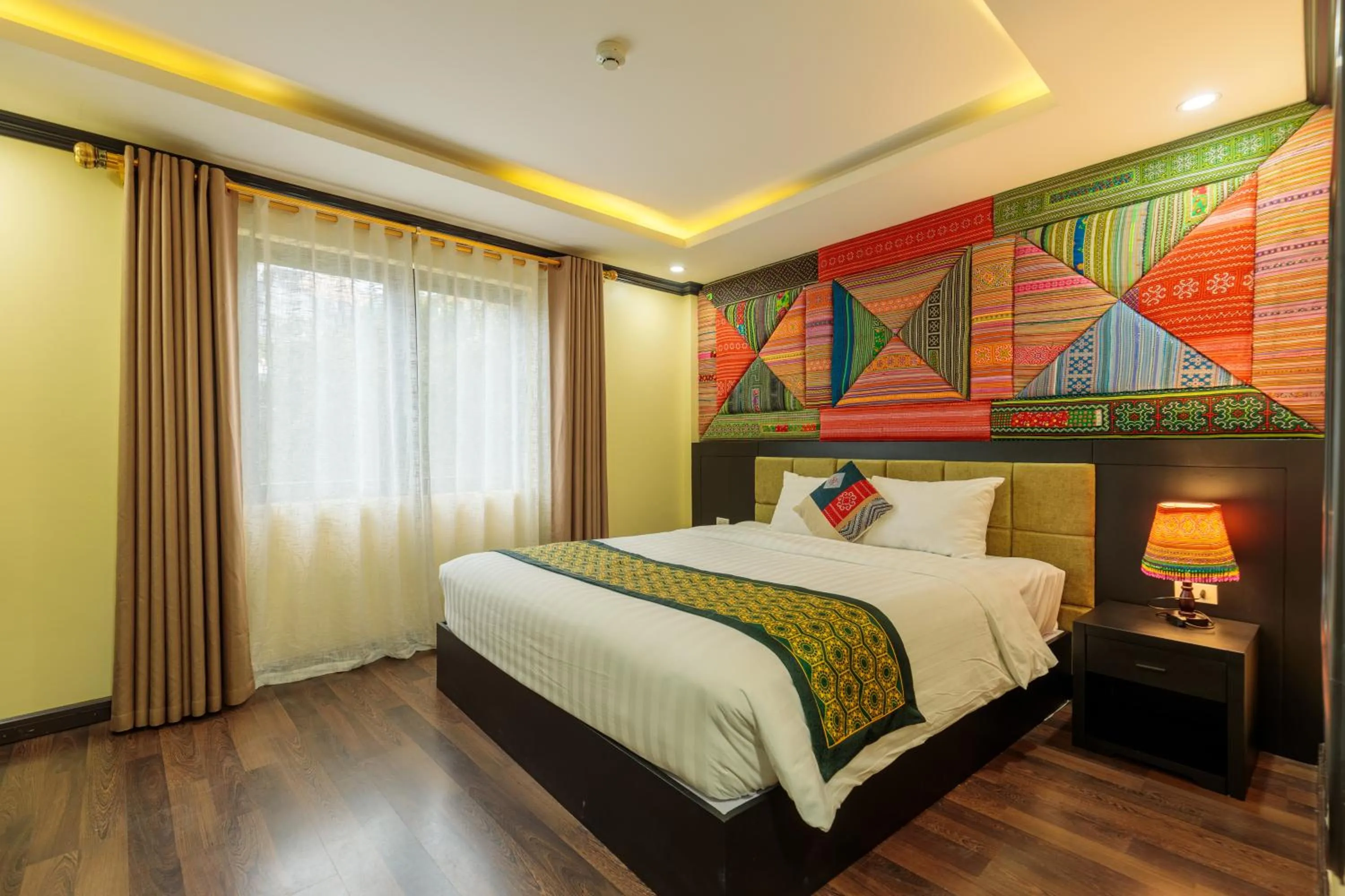 Bed in Babeeni Family Hotel Sapa