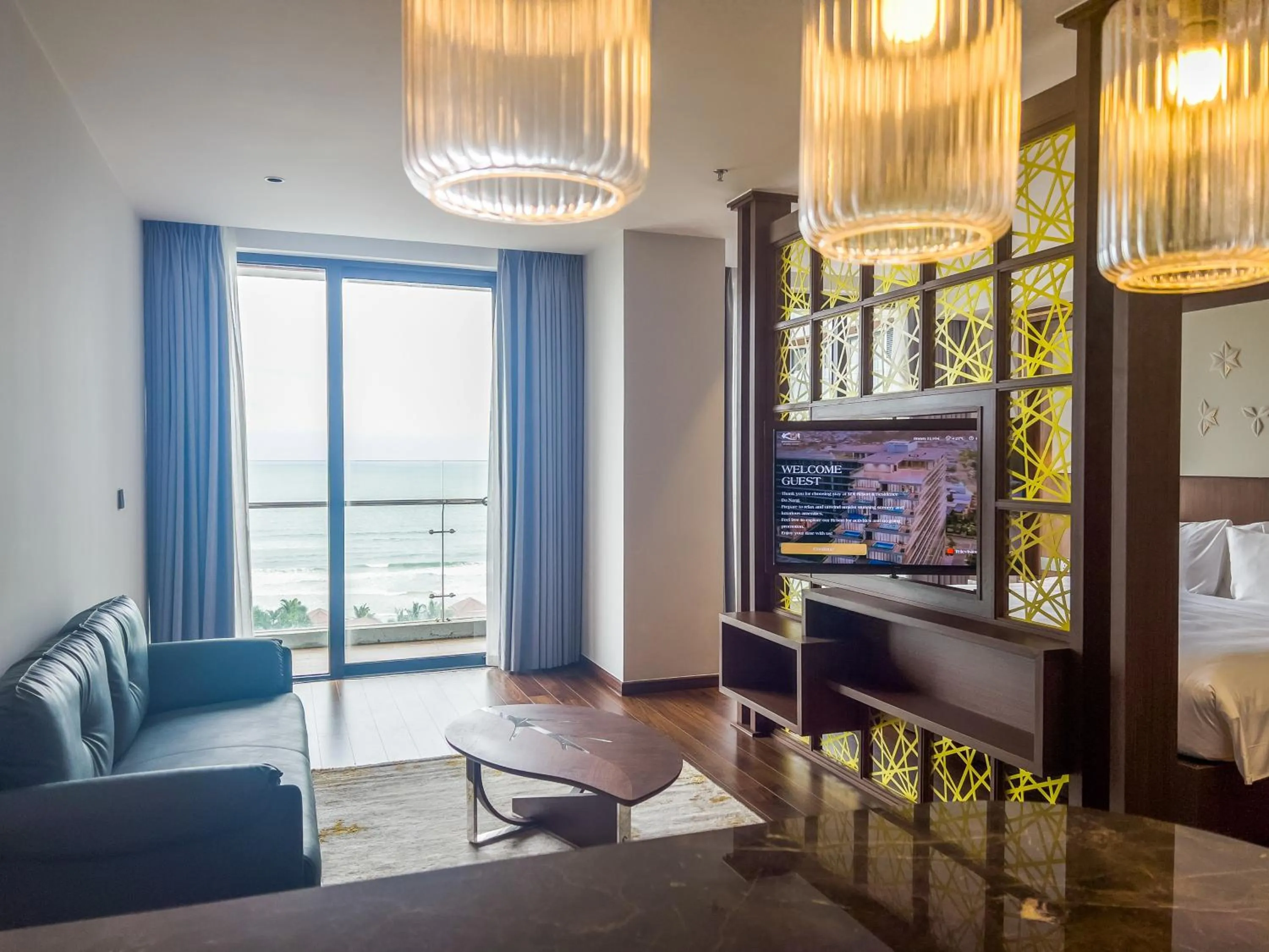 Living room, Bed in KOI Resort & Residence Da Nang - Inclusive Spa access