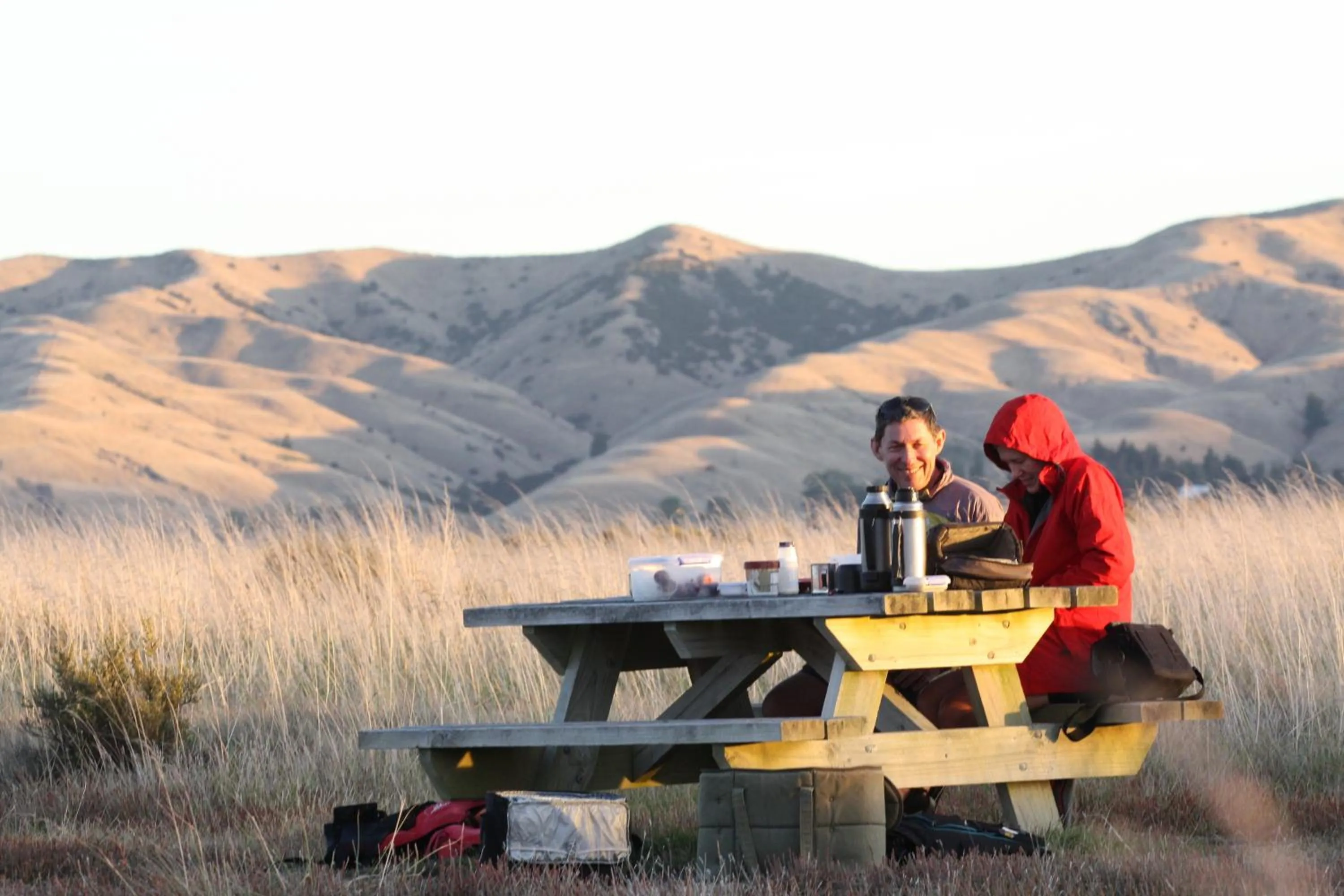 People in Misty River Retreat