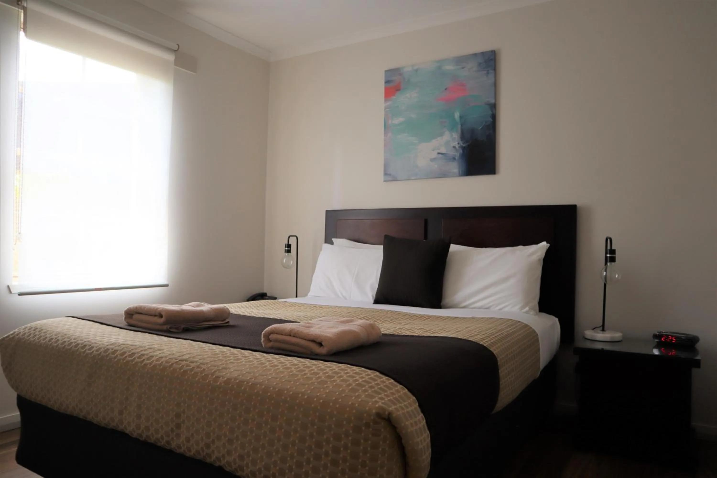 Bed in Bright Chalet