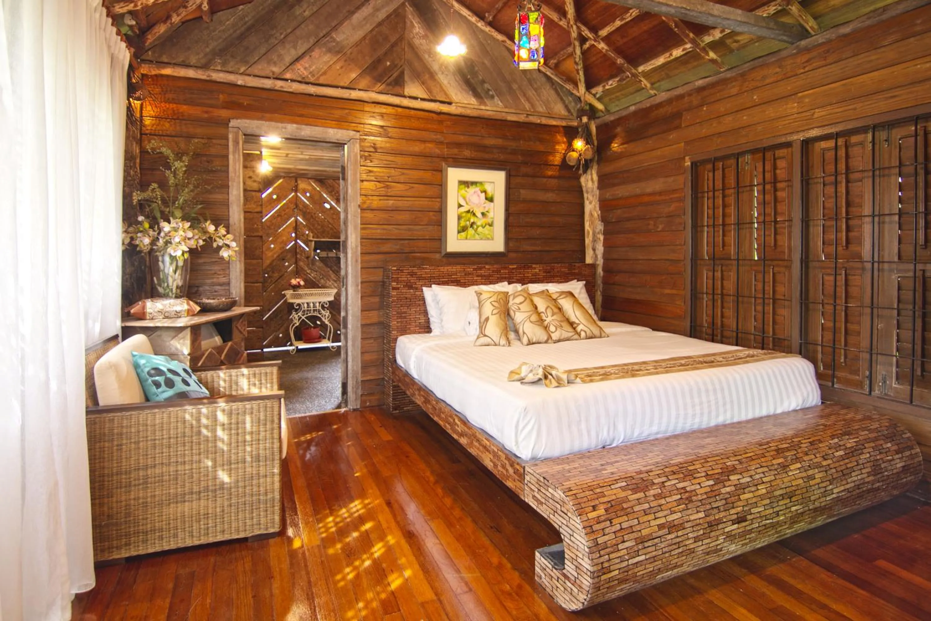 Bedroom, Bed in Fig Tree Hills Resort (花果山度假村)