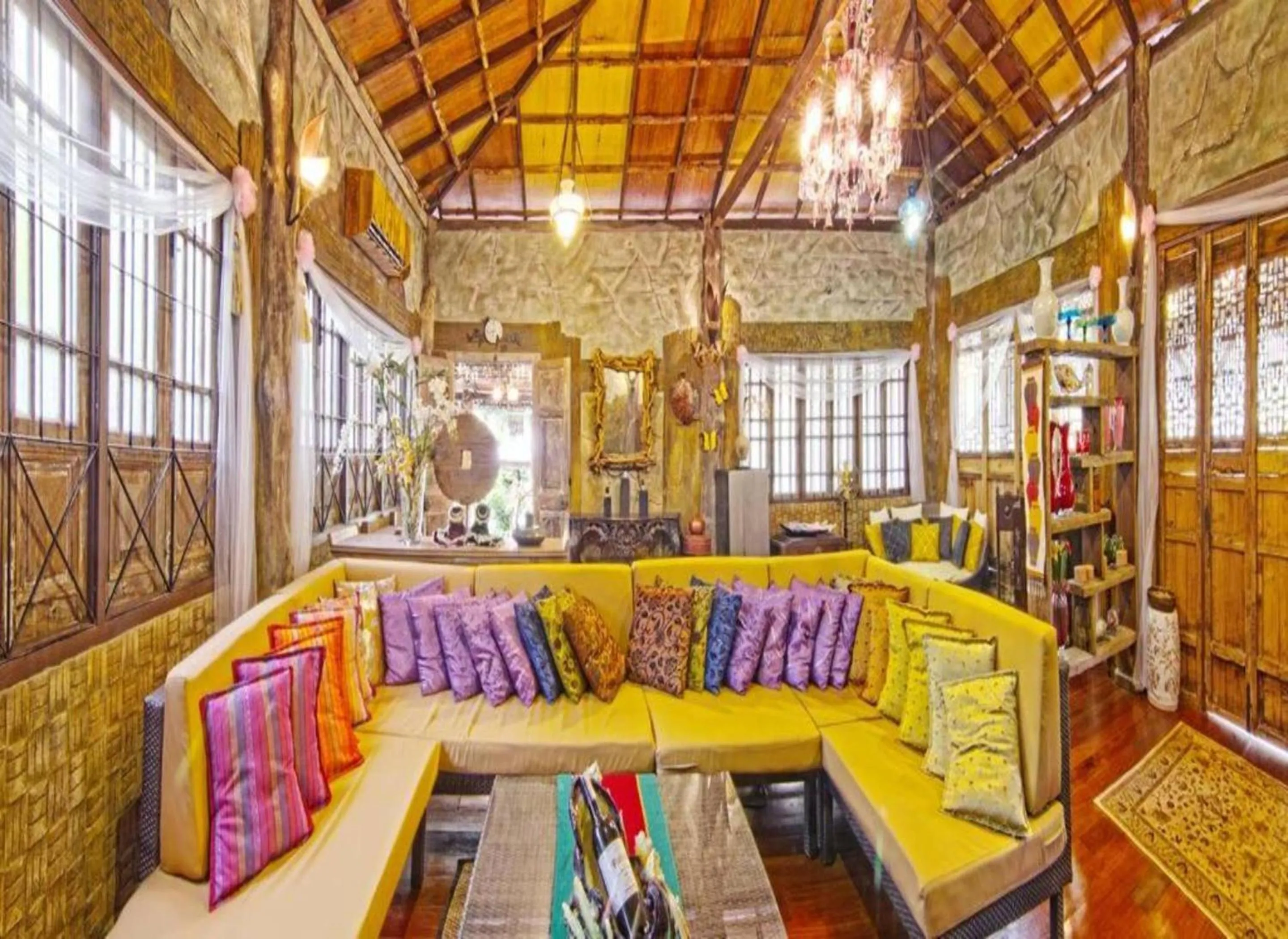 Living room in Fig Tree Hills Resort (花果山度假村)