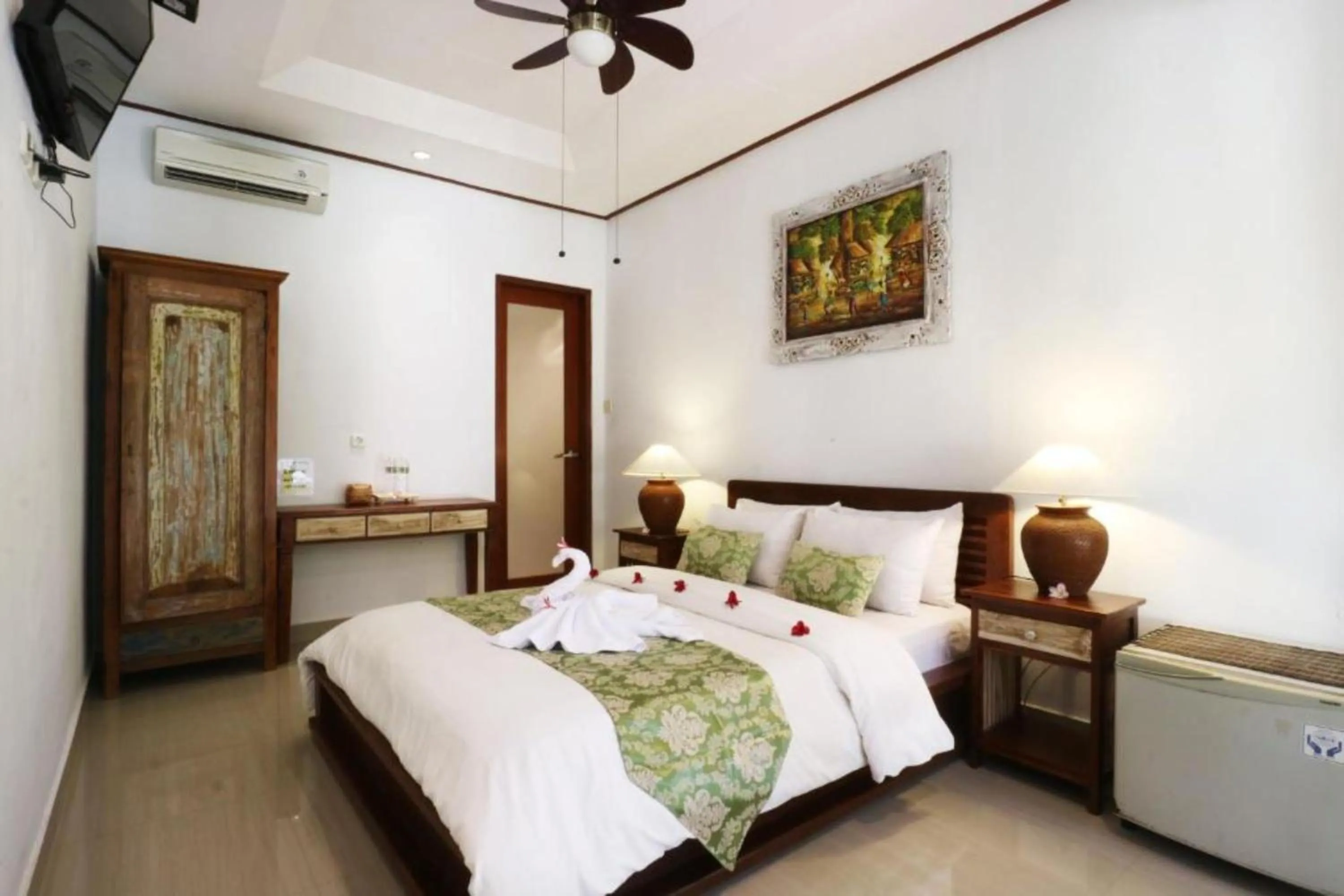 Bed in Wayan Homestay Sanur