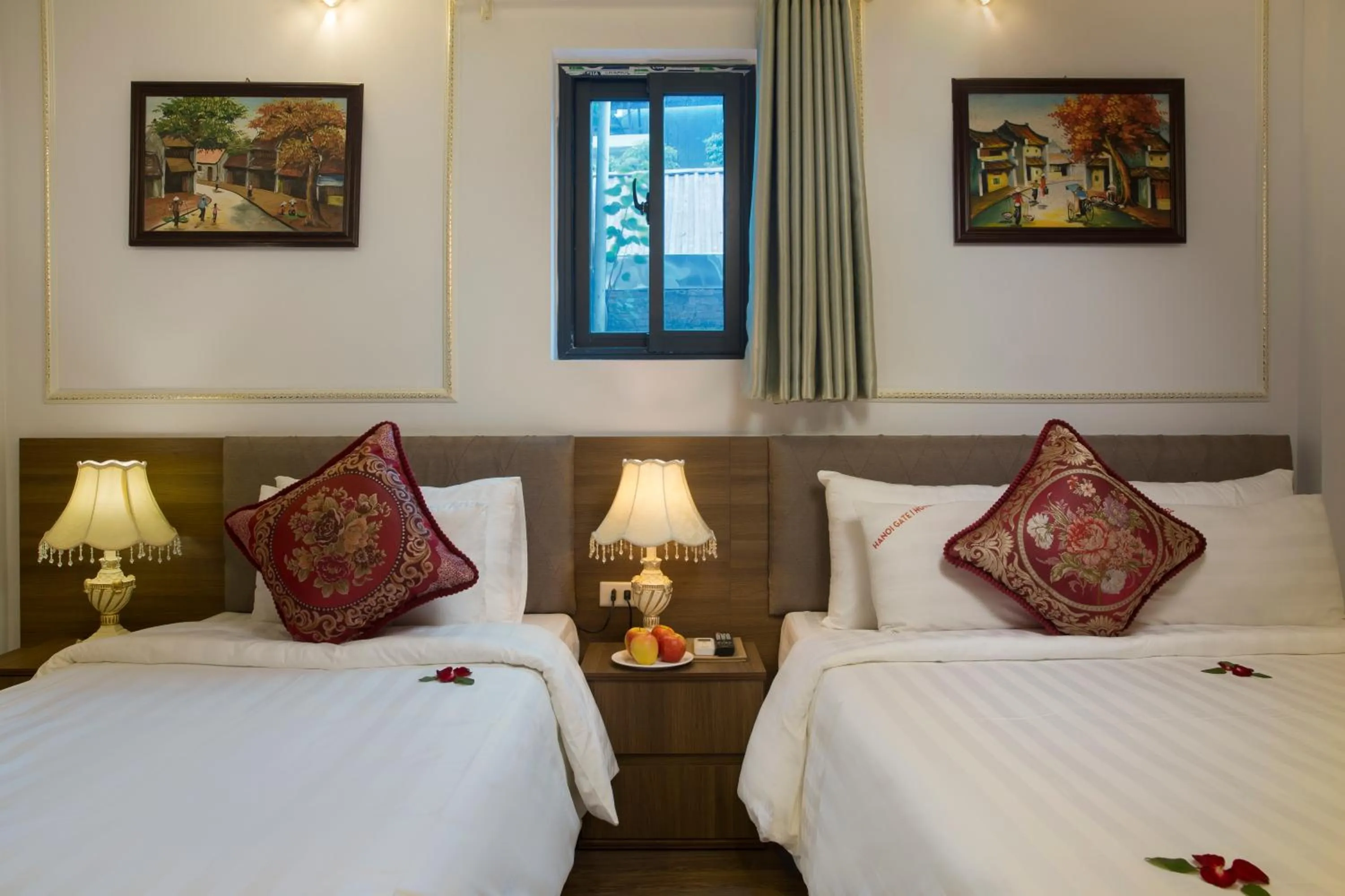 Bed in Hanoi City Gate Hotel