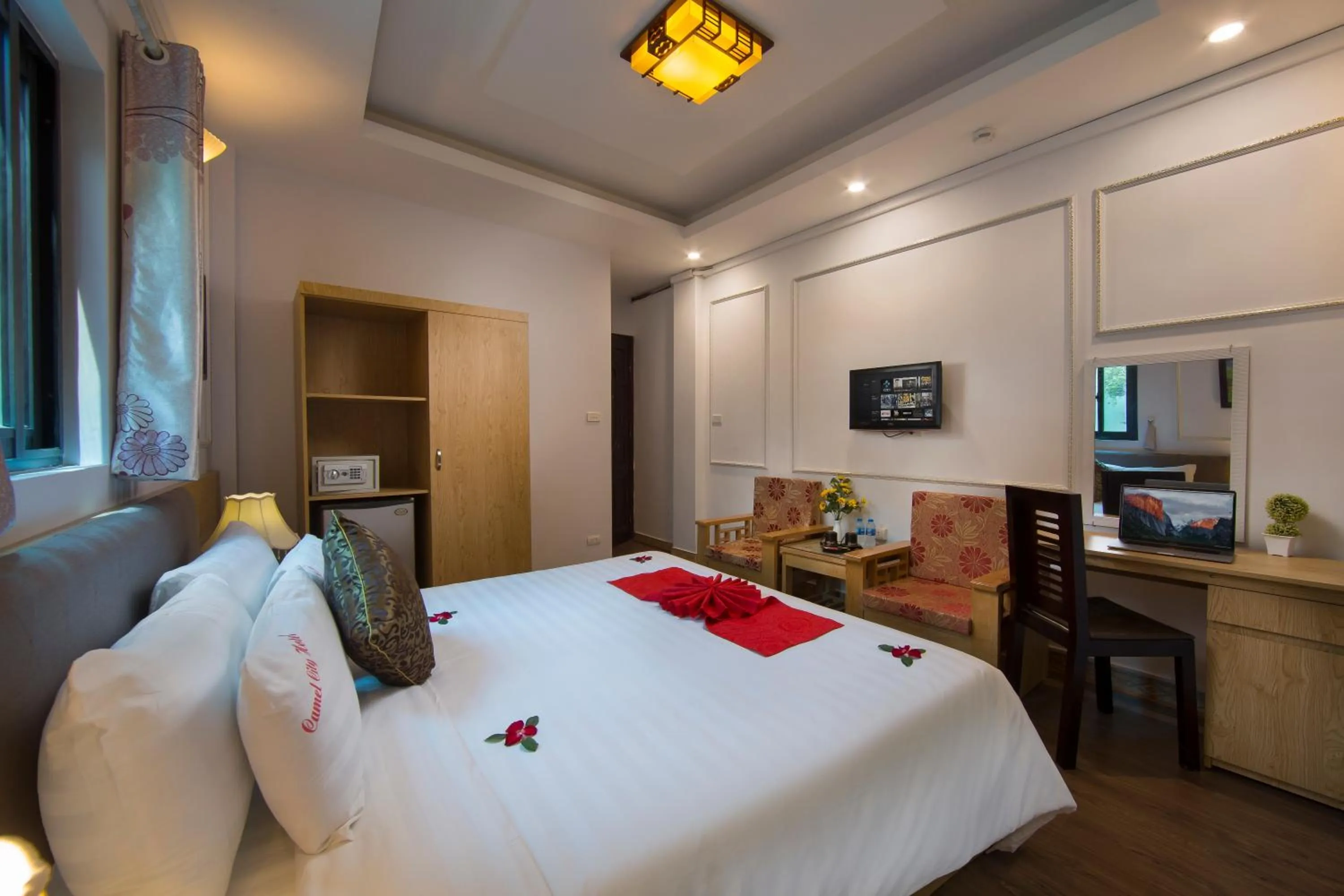 Bed in Hanoi City Gate Hotel