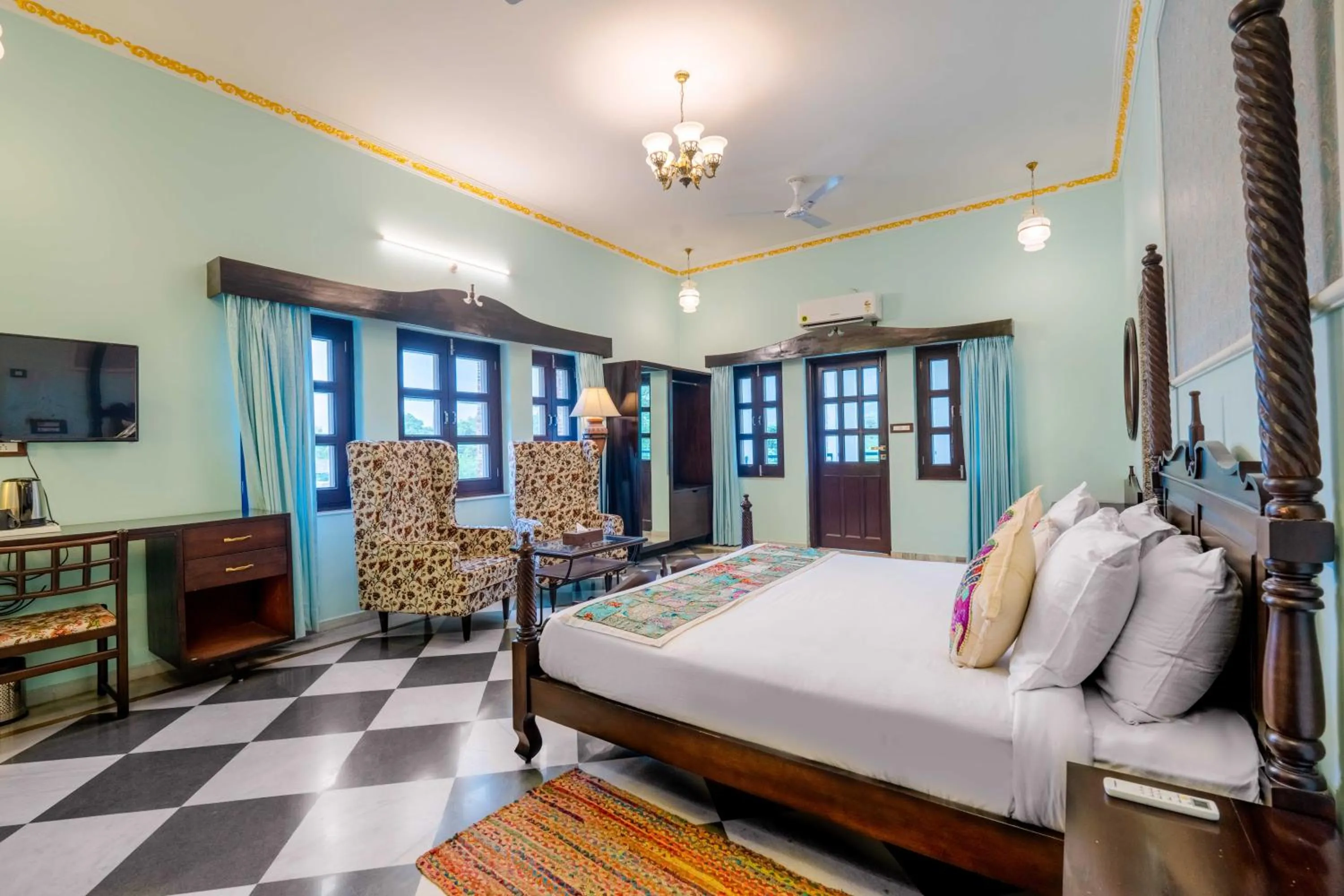 Bed in Amaatra Resorts