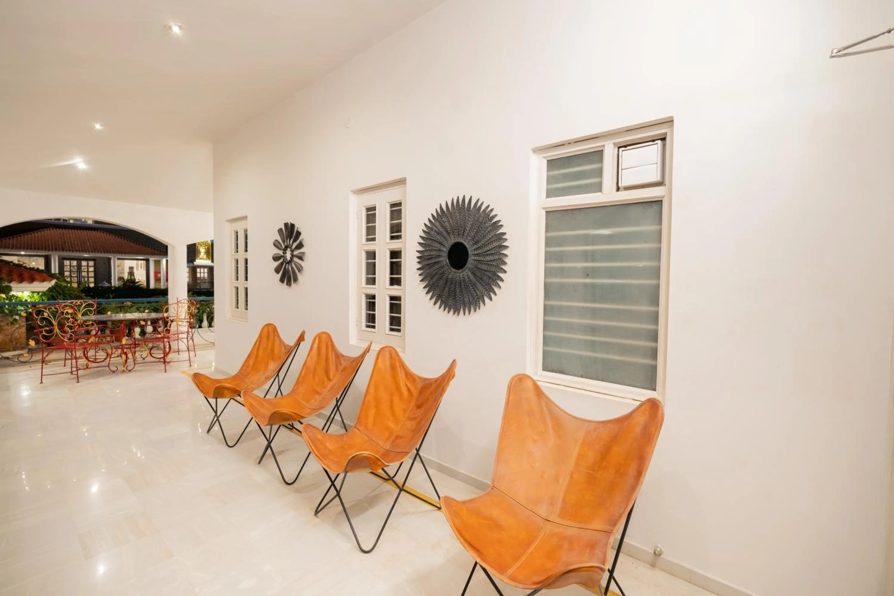 Seating area in Amaatra Resorts