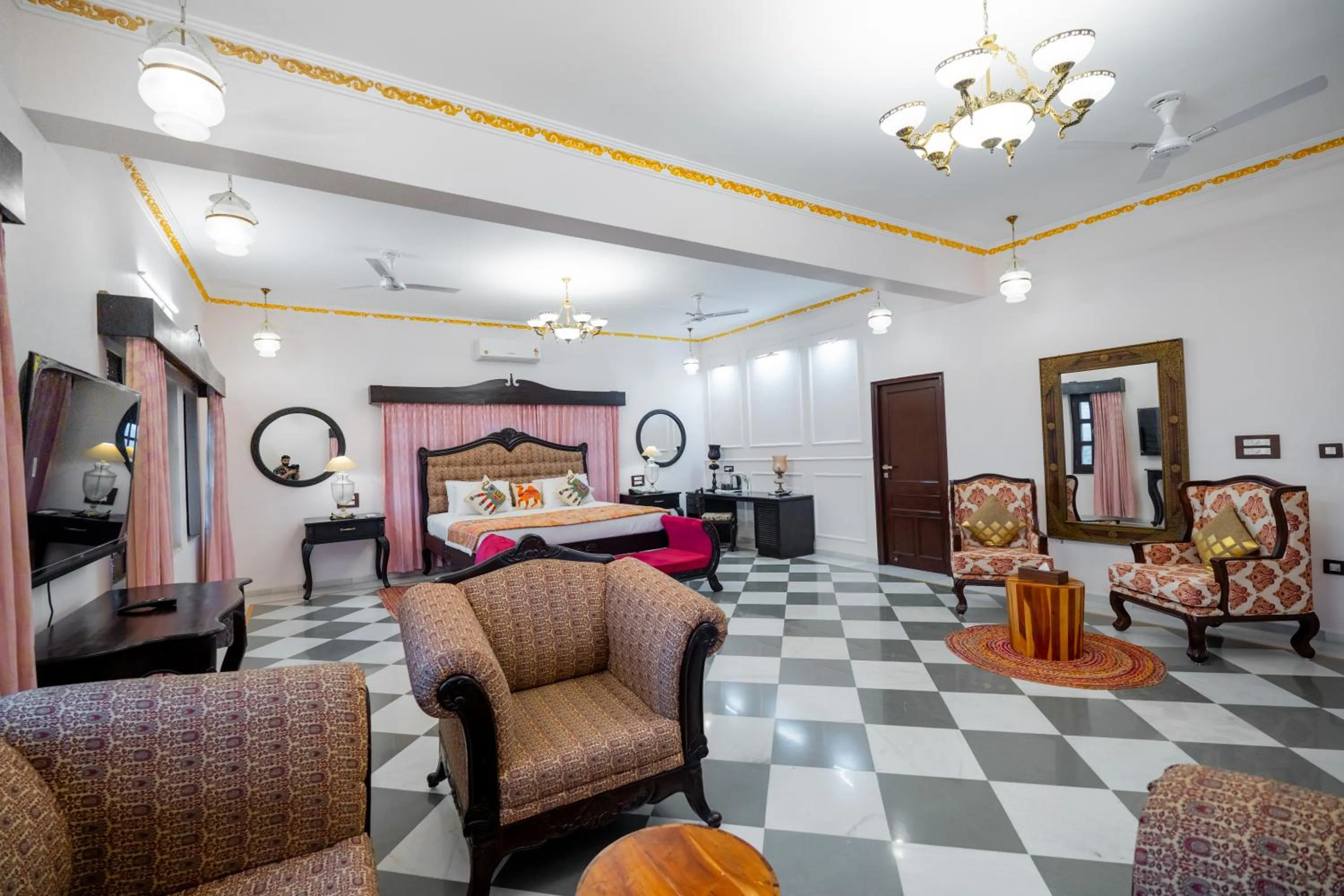 Bed in Amaatra Resorts