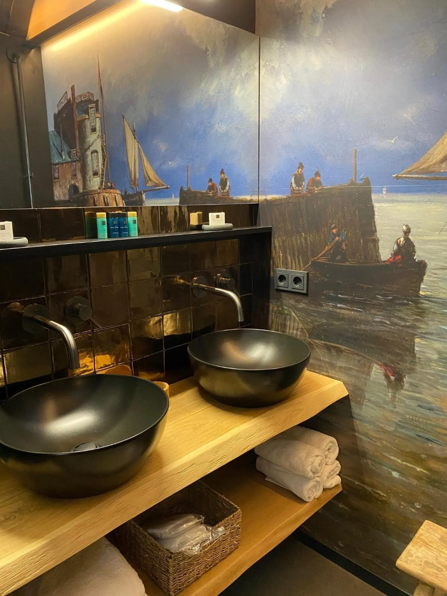 Bathroom in Auberge de Campveerse Toren