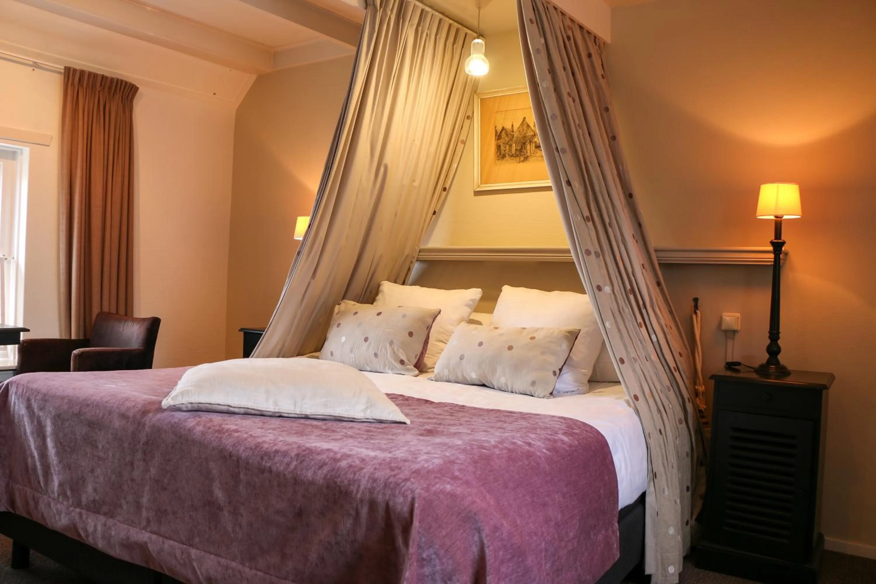 Bed in Auberge de Campveerse Toren