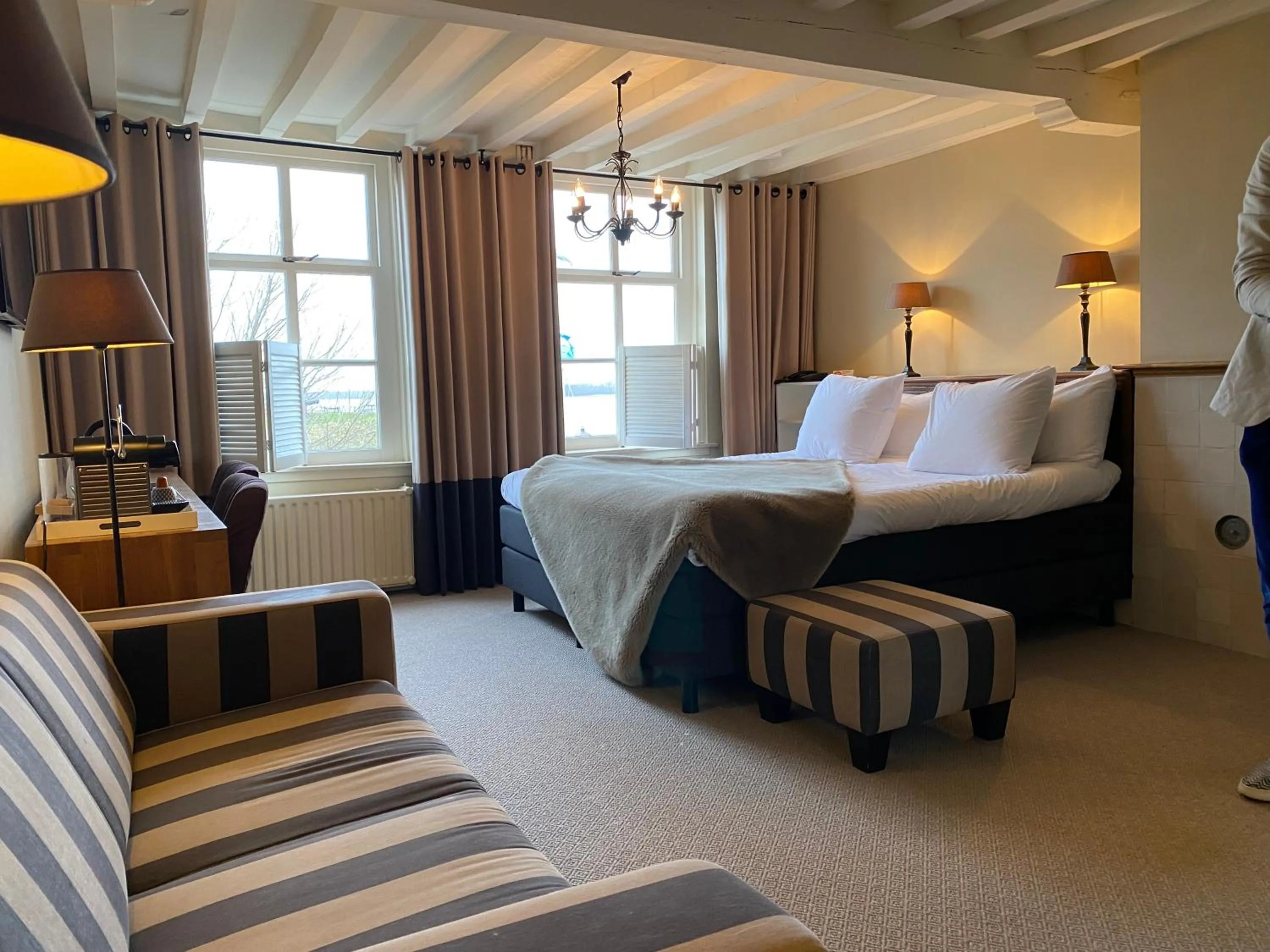 Bed in Auberge de Campveerse Toren