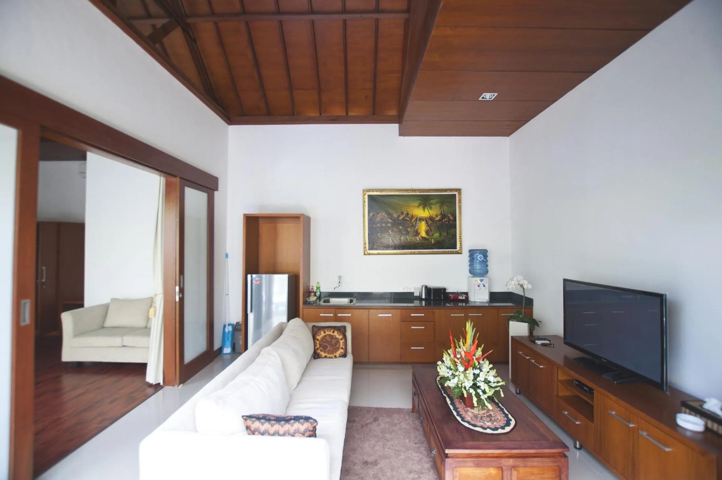 Living room in Villa Bougainville
