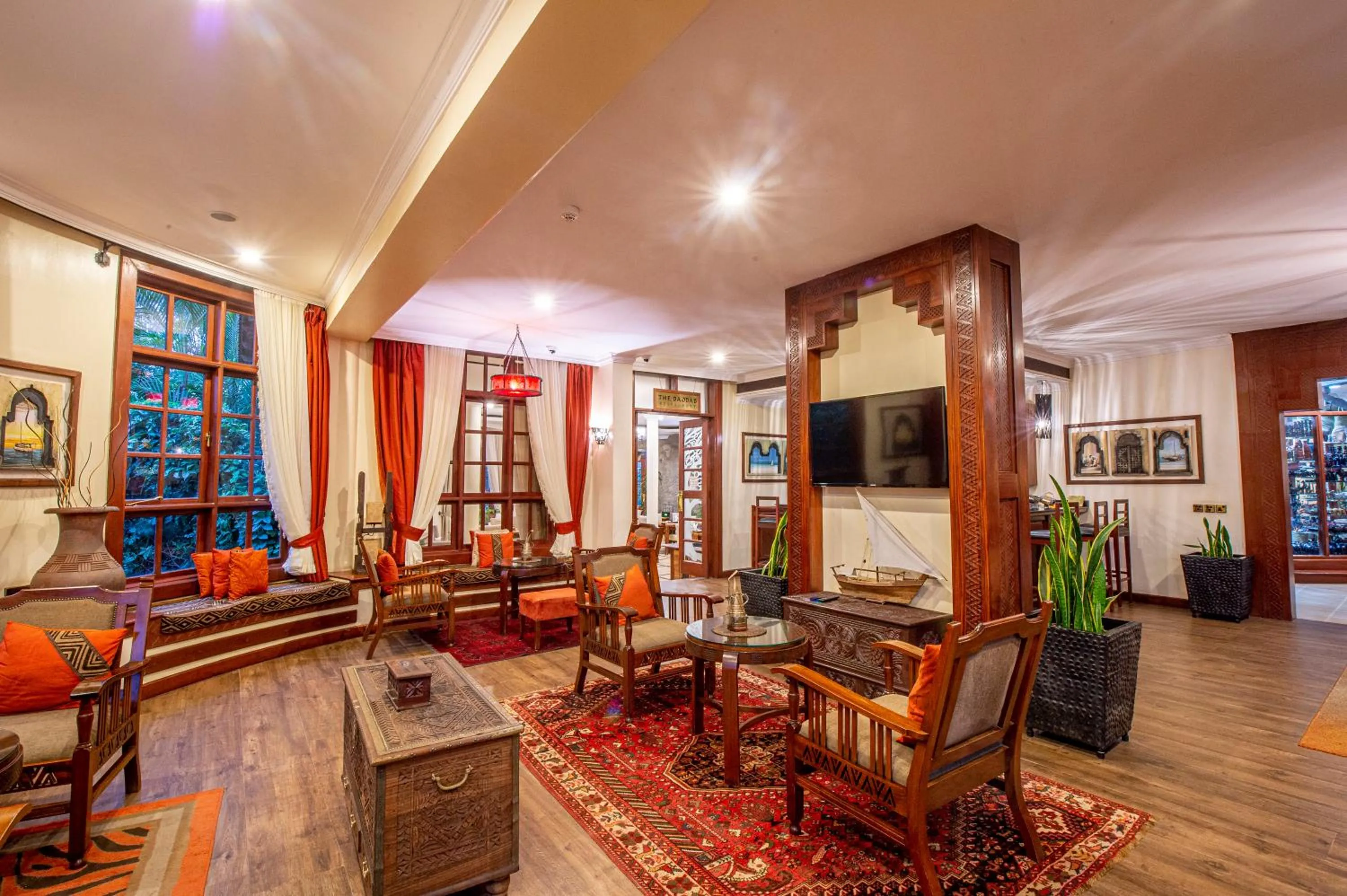 Property building in African Tulip Hotel