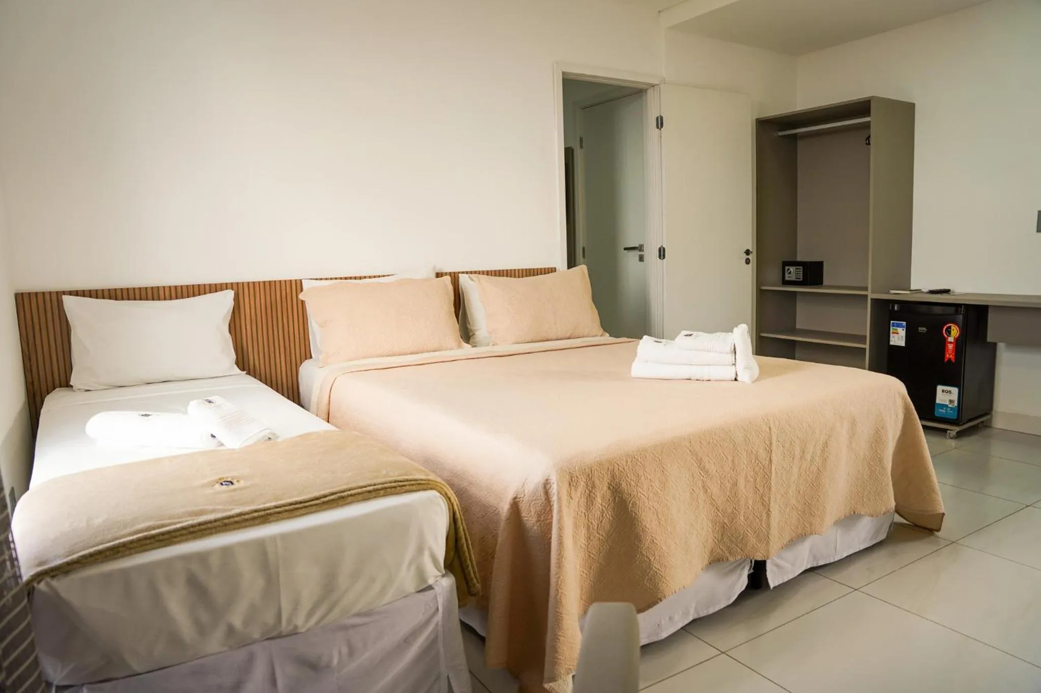Bed in EL SHADDAI HOTEL