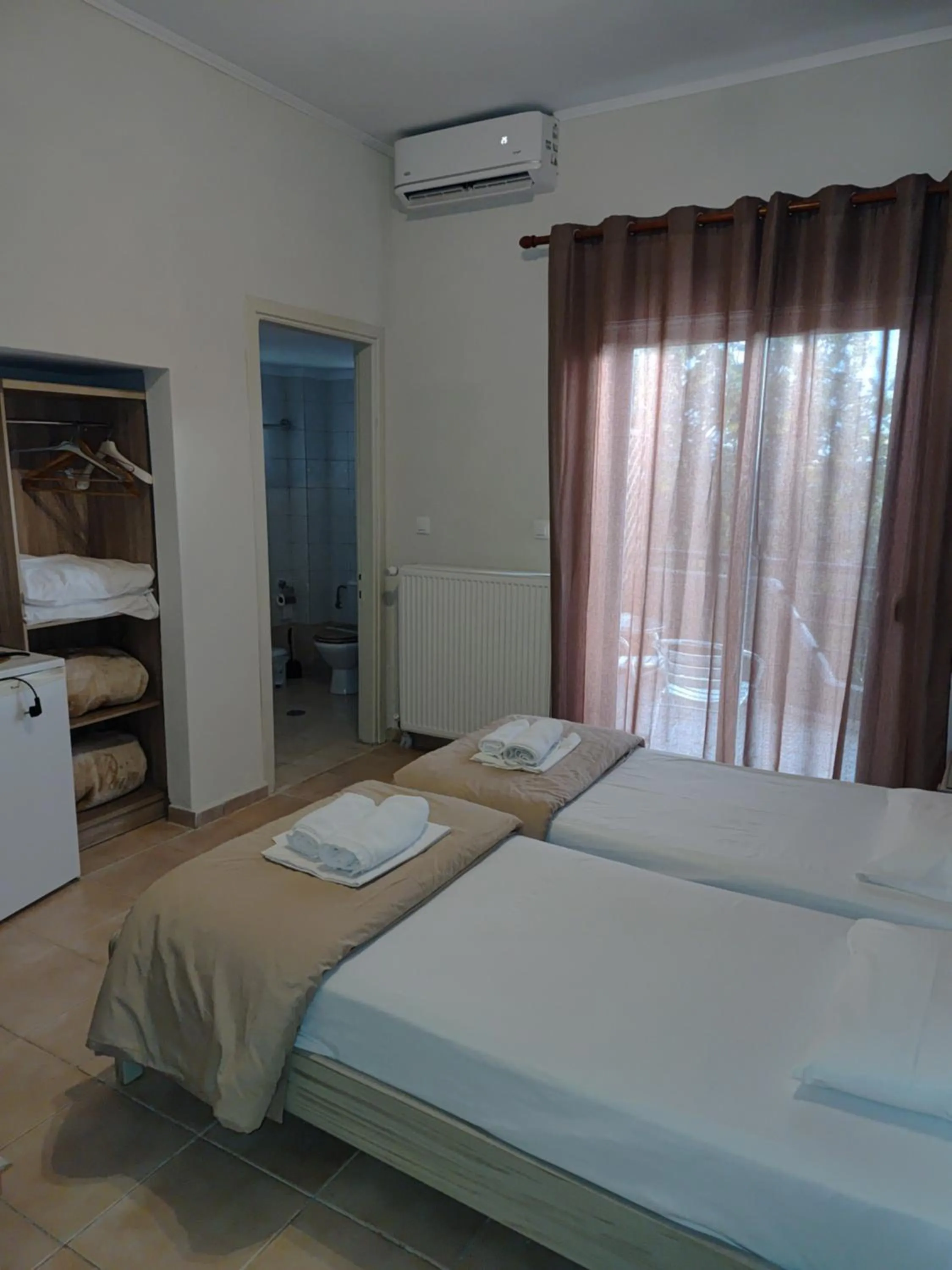 Bed in Hotel Isidora