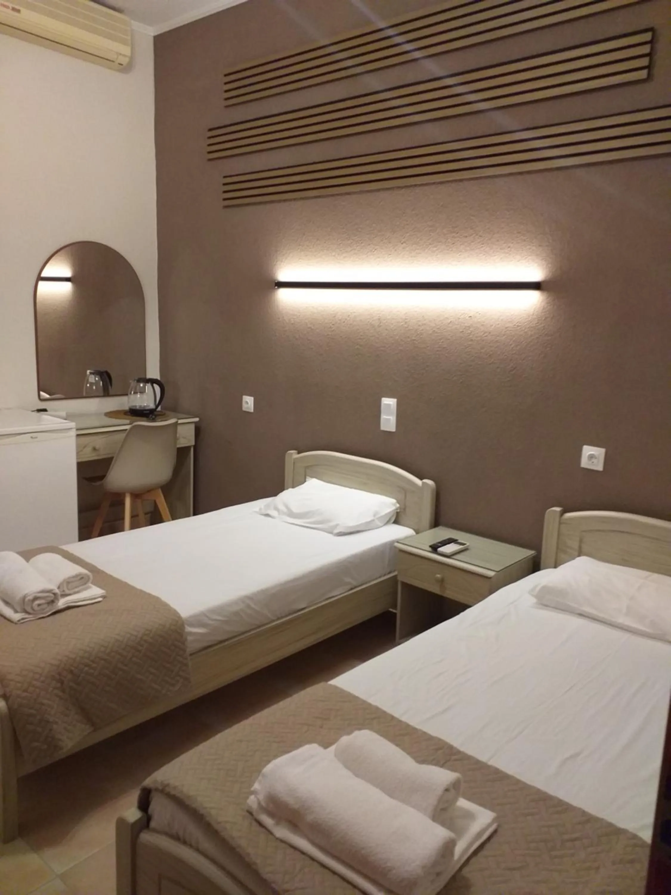 Bed in Hotel Isidora