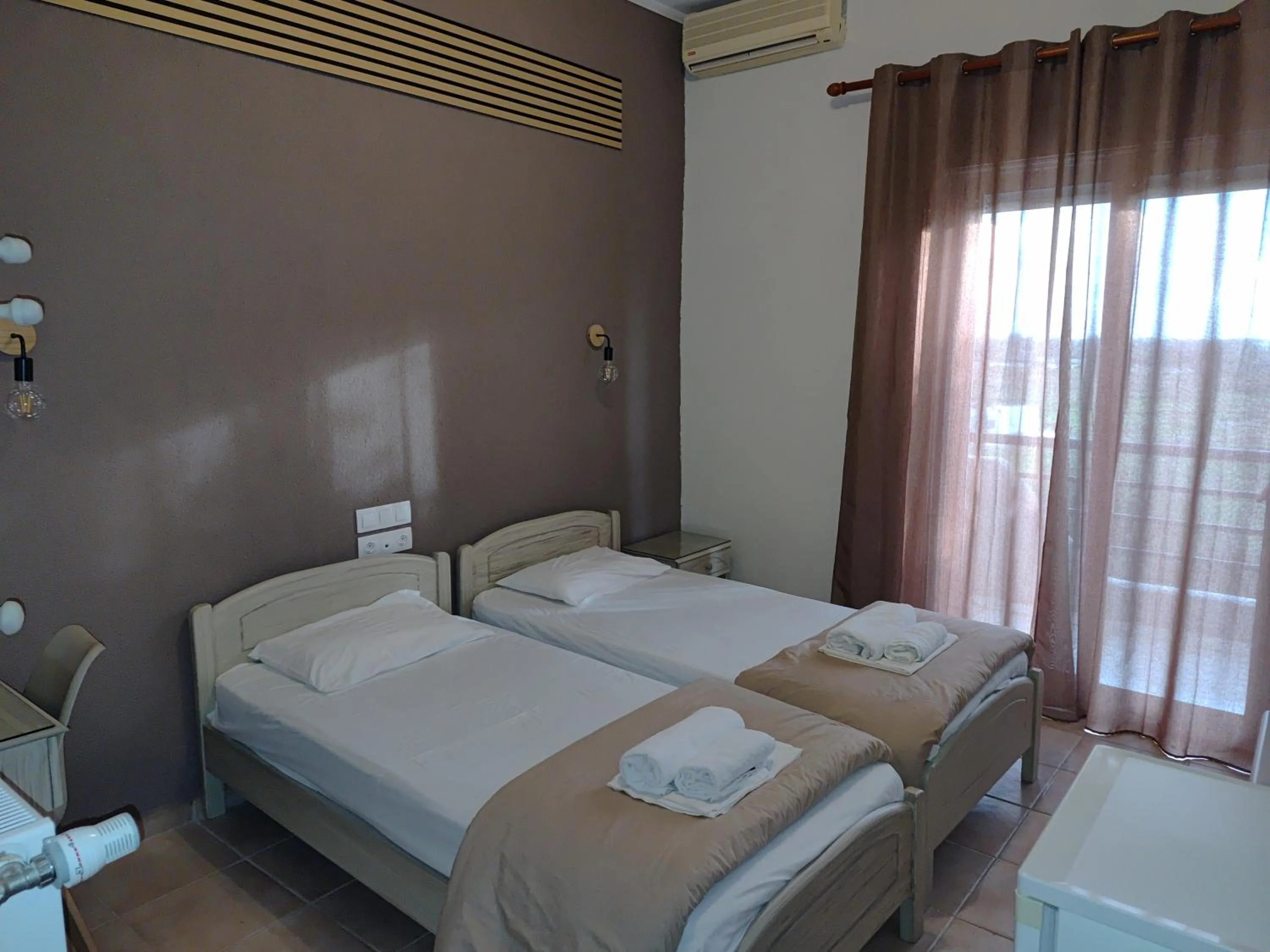 Bed in Hotel Isidora