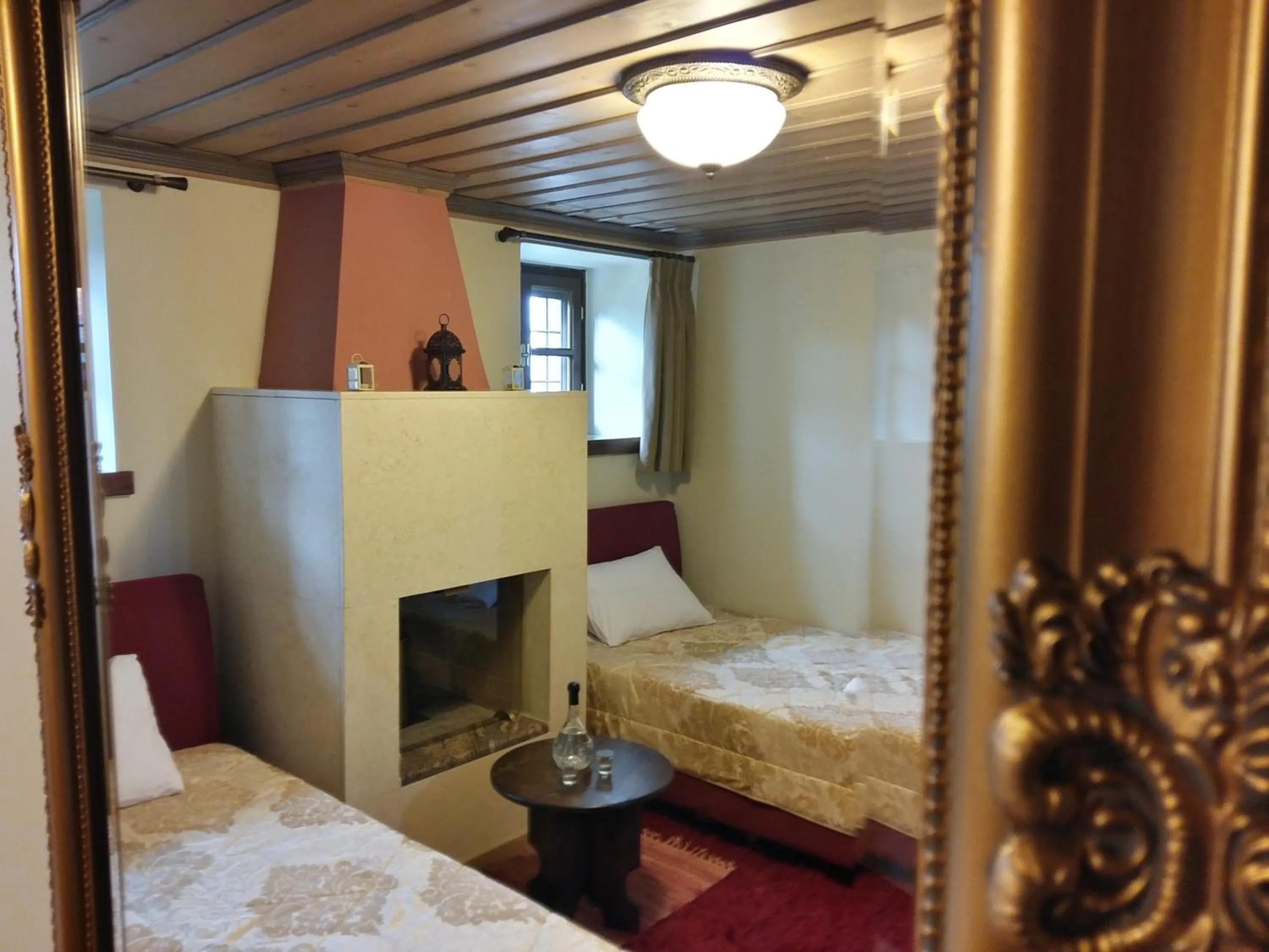 Bedroom, Bed in Archontiko Evridikis