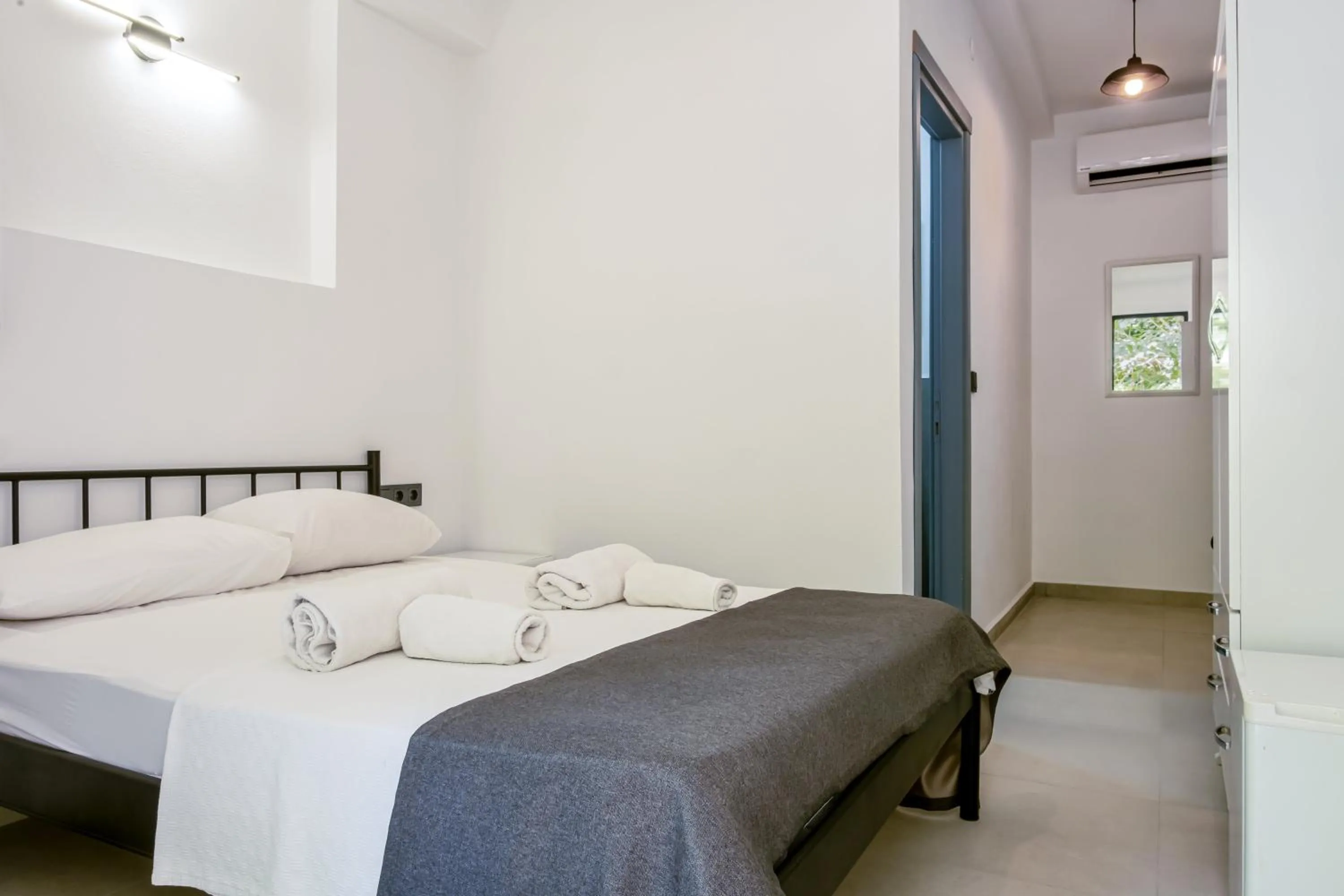 Bed in Datça Işık Apart