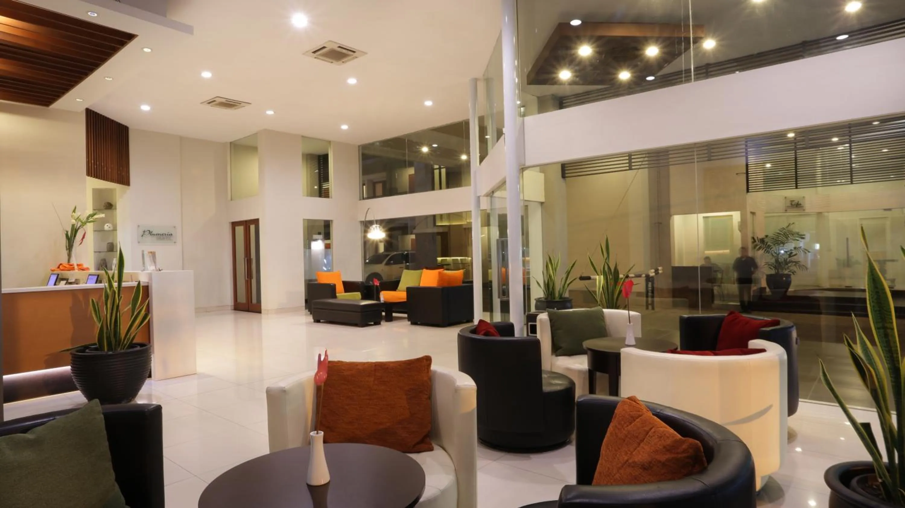 Lobby or reception in Hotel Quirin
