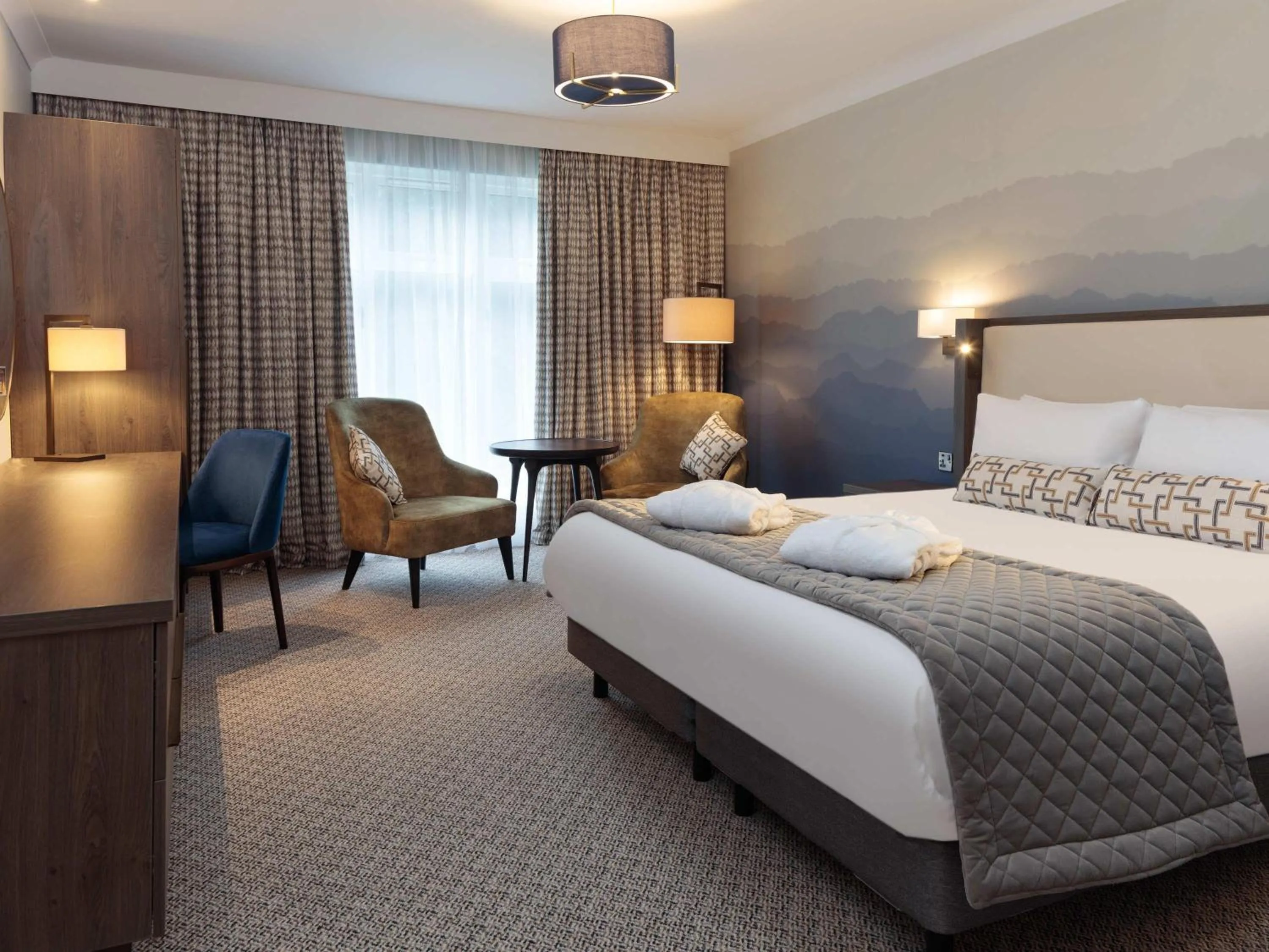 Bedroom, Bed in Mercure Blackburn Dunkenhalgh Hotel & Spa
