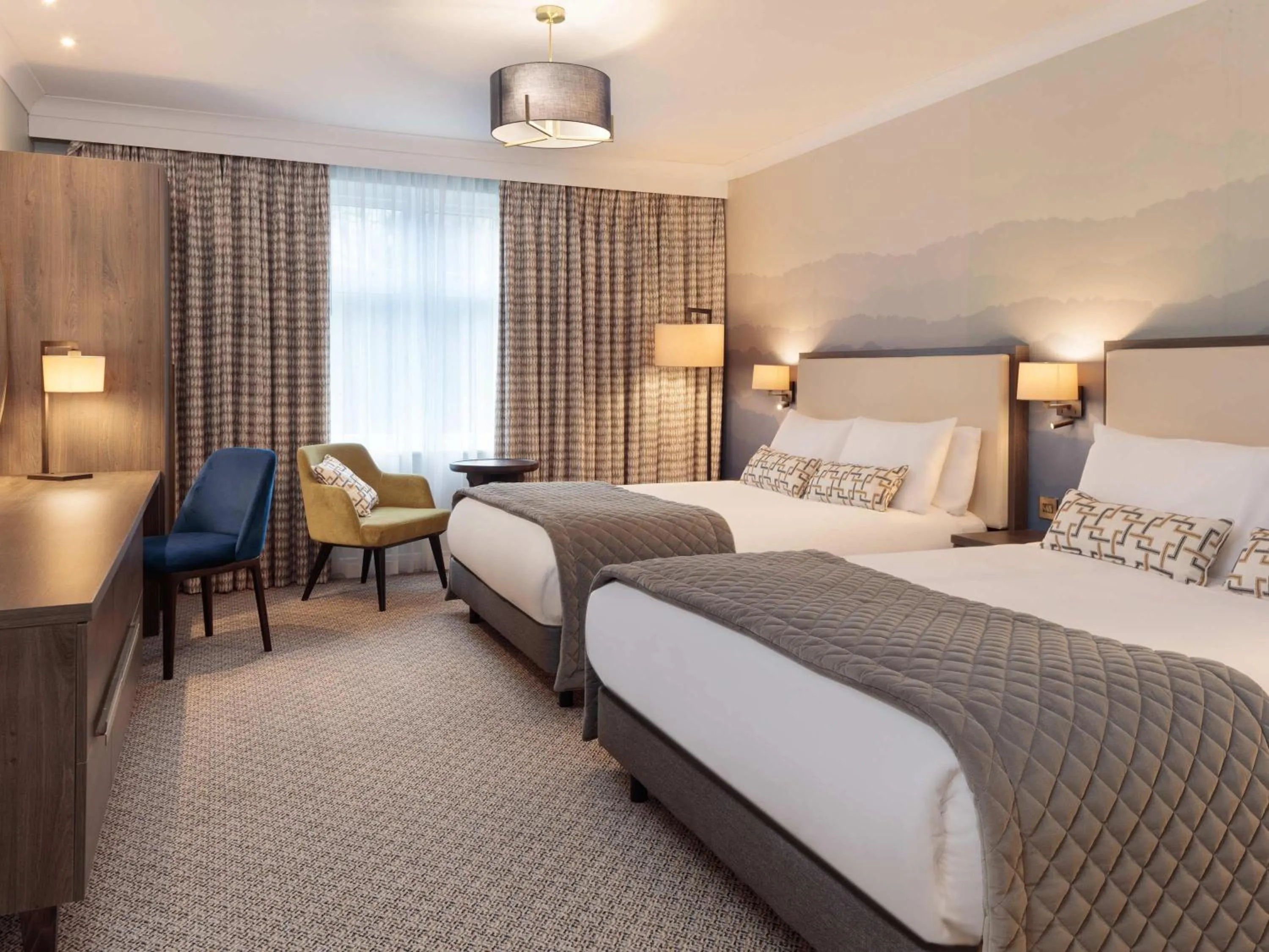 Bedroom, Bed in Mercure Blackburn Dunkenhalgh Hotel & Spa