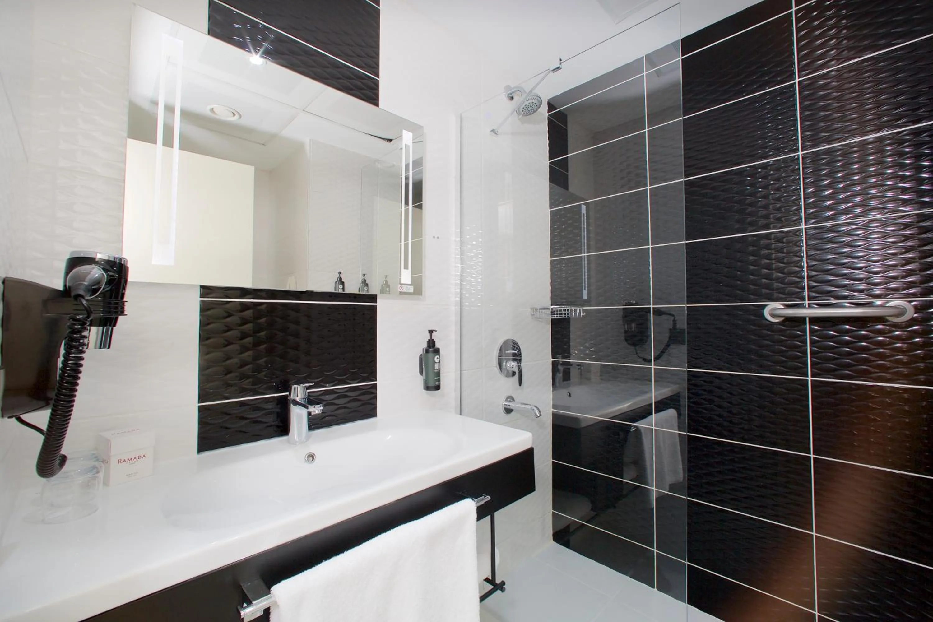 Shower in Ramada By Wyndham Soma