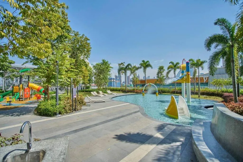 Natural landscape in Cozy Skyline Retreat at Trion KL, Level 63