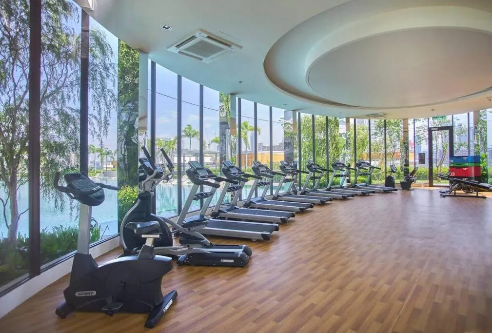 Fitness centre/facilities in Cozy Skyline Retreat at Trion KL, Level 63
