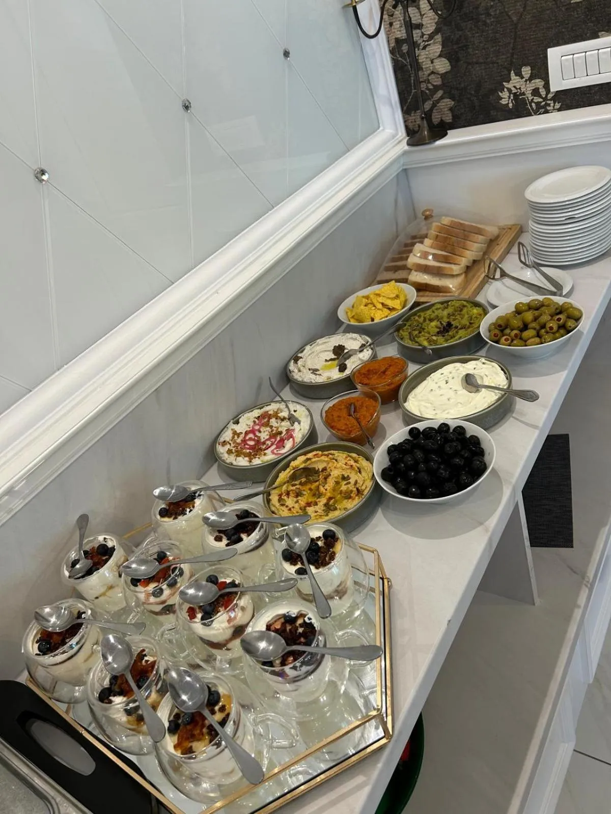 Buffet breakfast in Hotel NOBLESSE Boutique&Spa