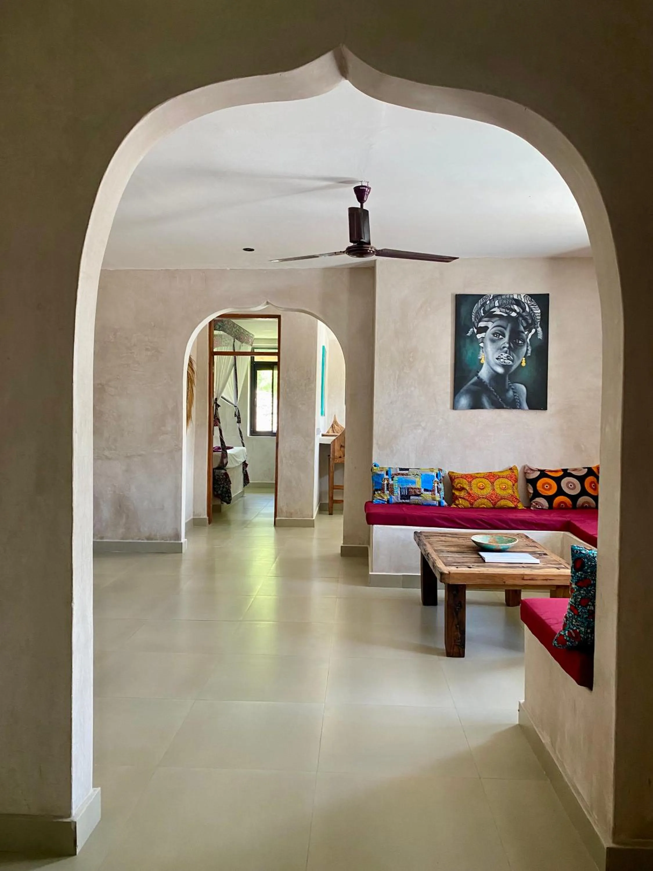 Living room in Blue Reef Sport & Fishing Lodge and Bungalows