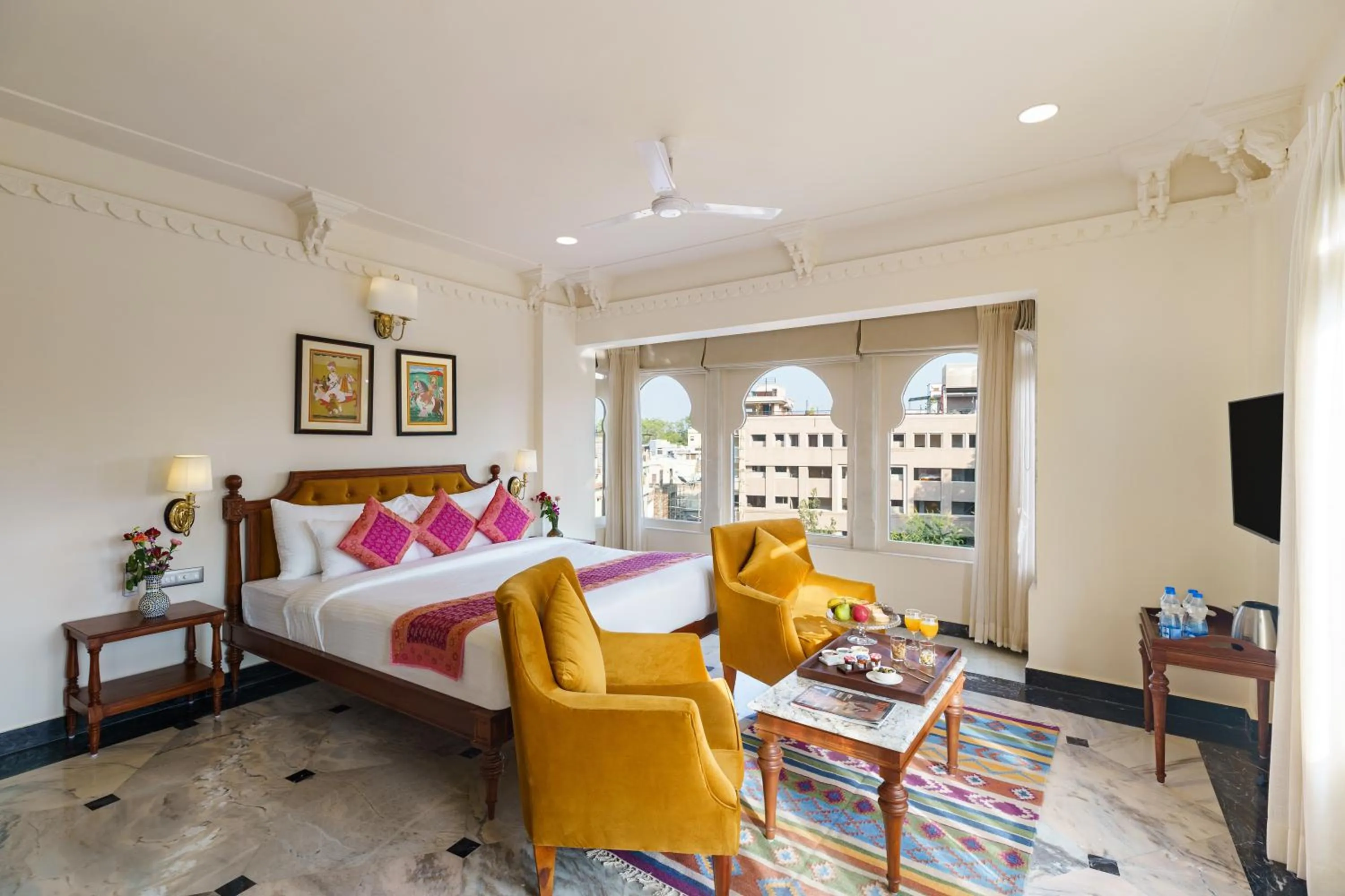 Bedroom, Bed in Chunda Haveli
