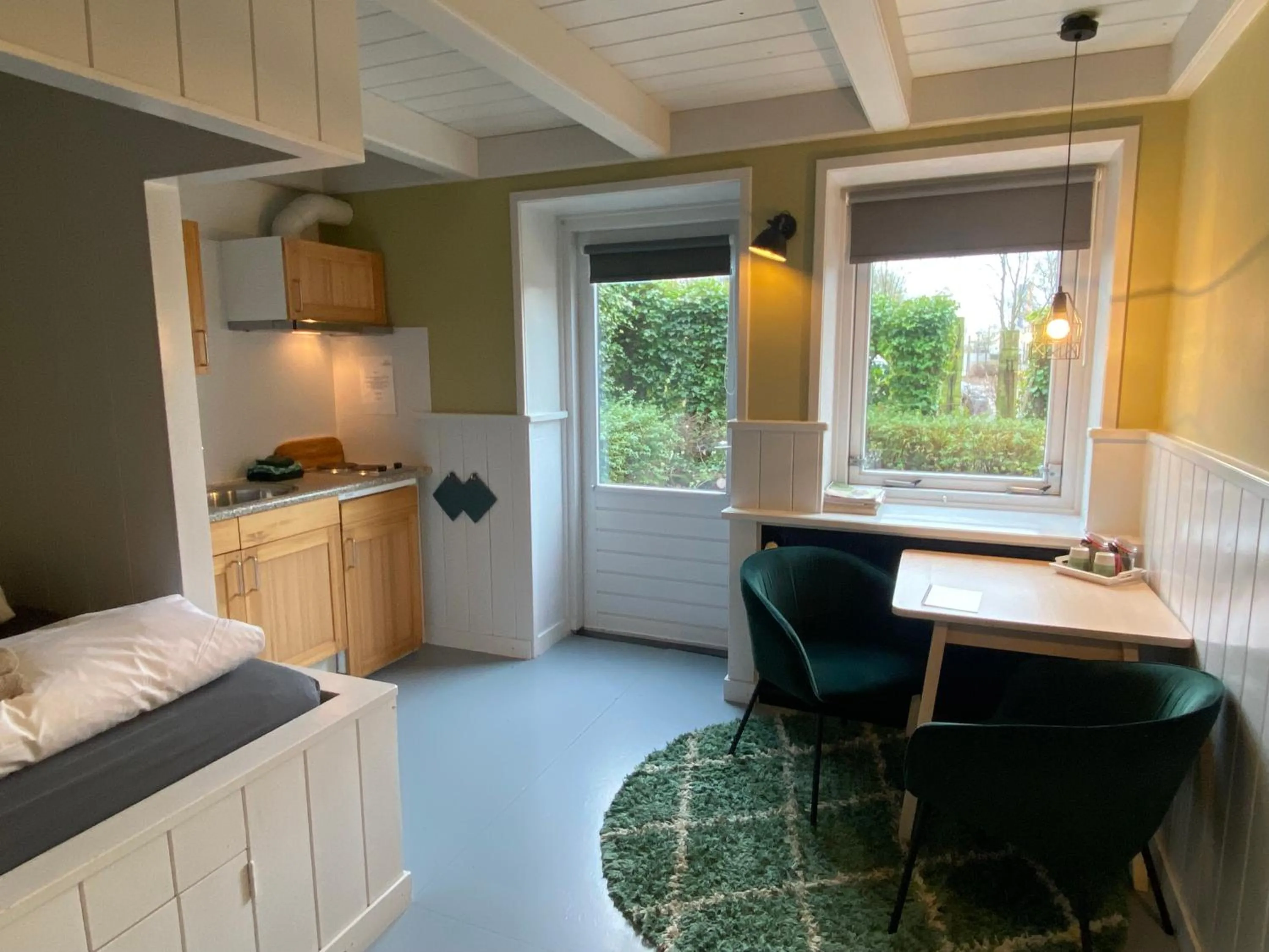 Kitchen or kitchenette in Hotel Marenland Winsum