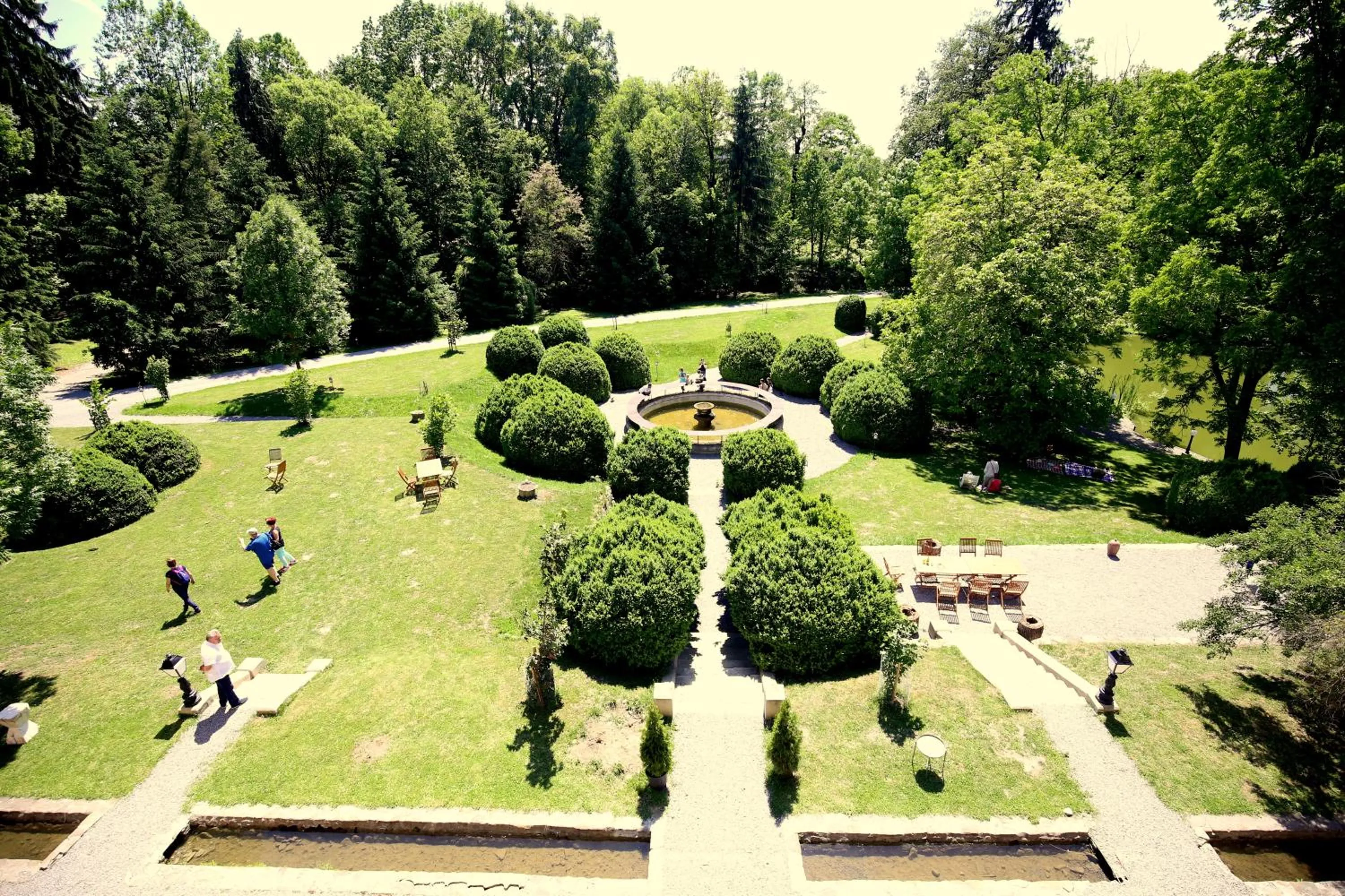 Garden view in Zabola Estate - Transylvania